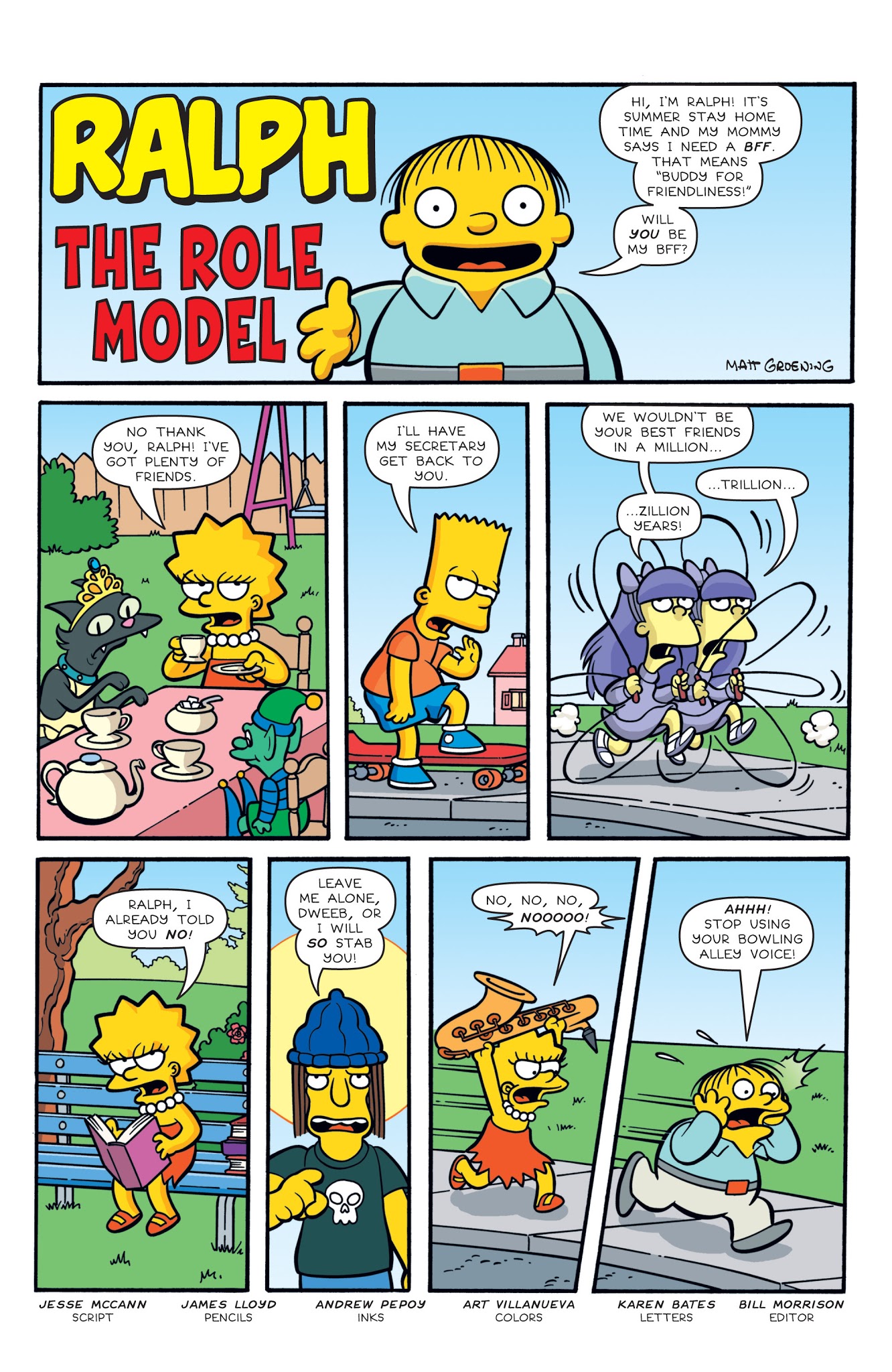 Read online Simpsons One-Shot Wonders: Ralph Wiggum Comics comic -  Issue # Full - 24