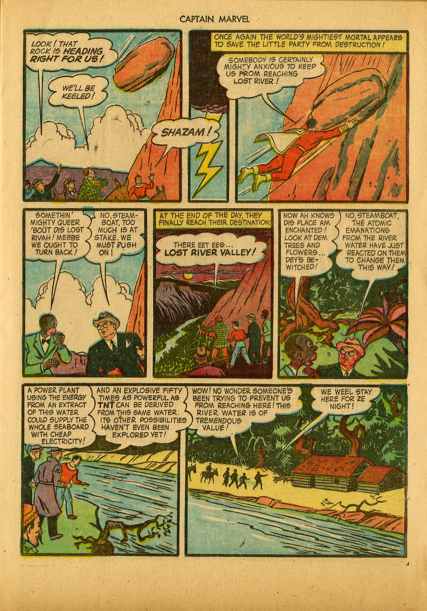 Read online Captain Marvel Adventures comic -  Issue #36 - 21