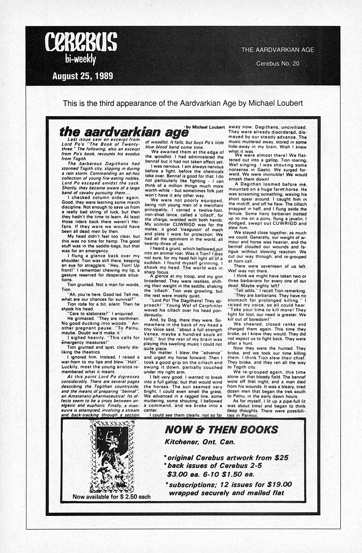 Read online Cerebus comic -  Issue #20 - 26