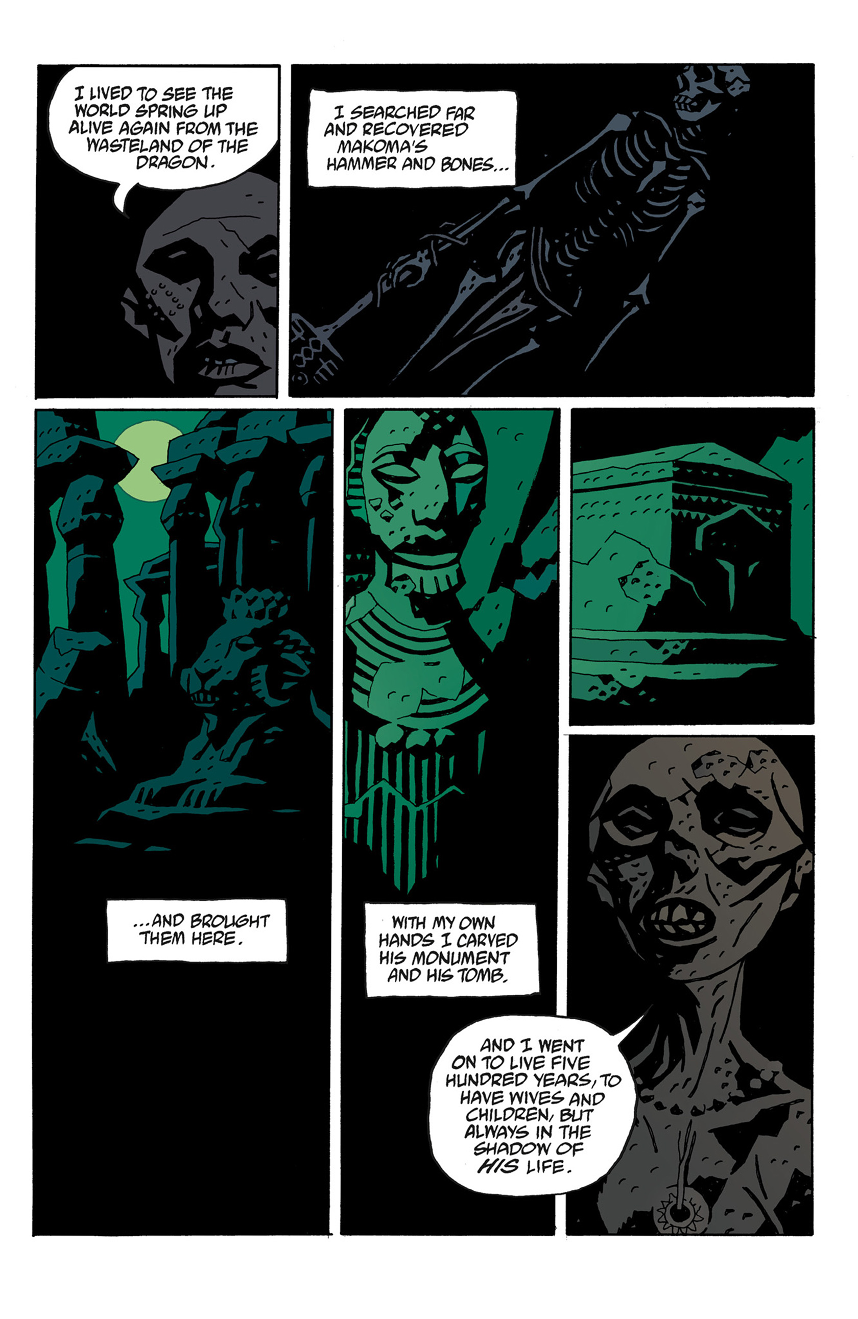 Read online Hellboy: The Troll Witch and Others comic -  Issue # TPB - 129