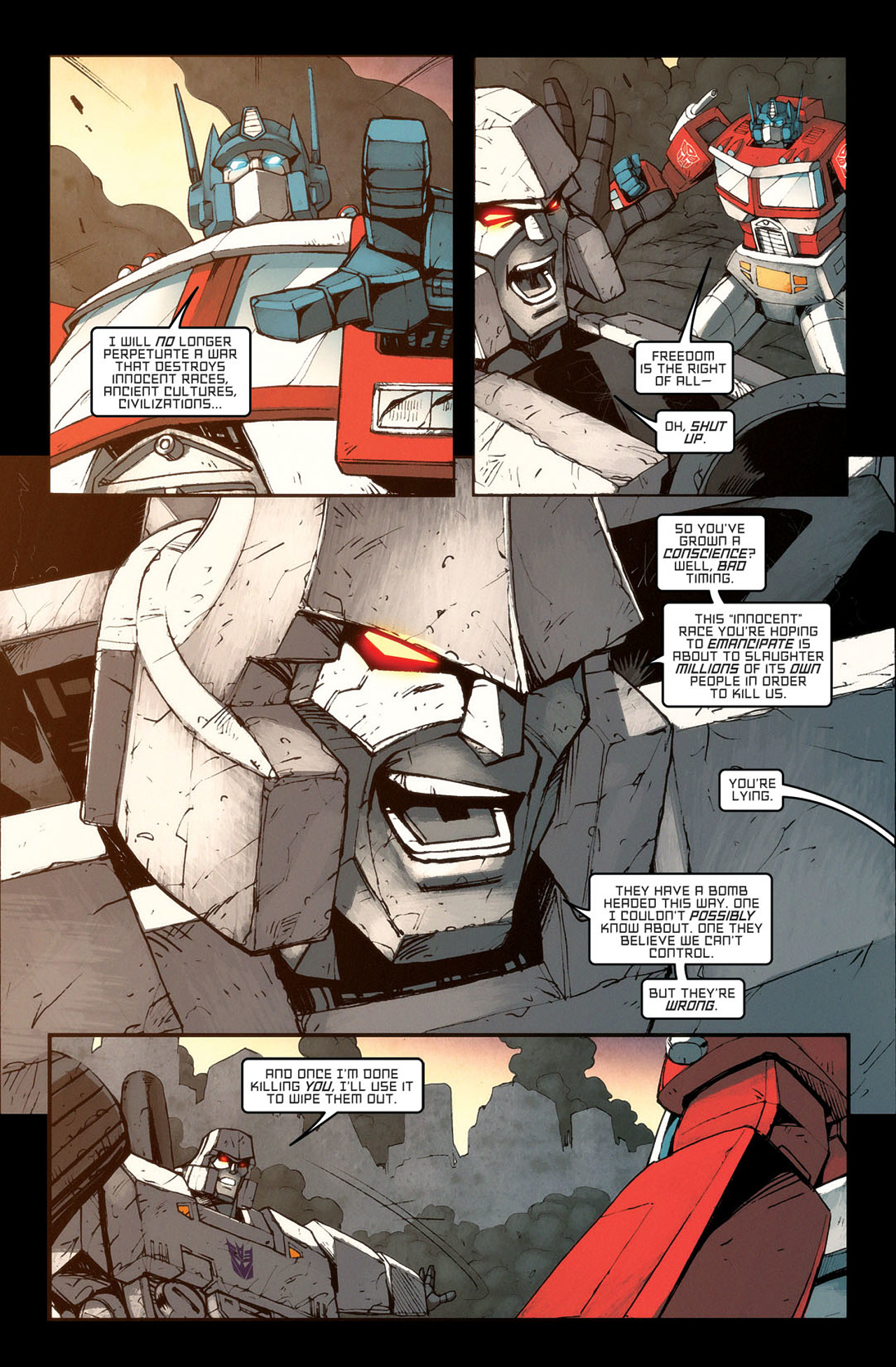 Read online The Transformers: All Hail Megatron comic -  Issue #11 - 19