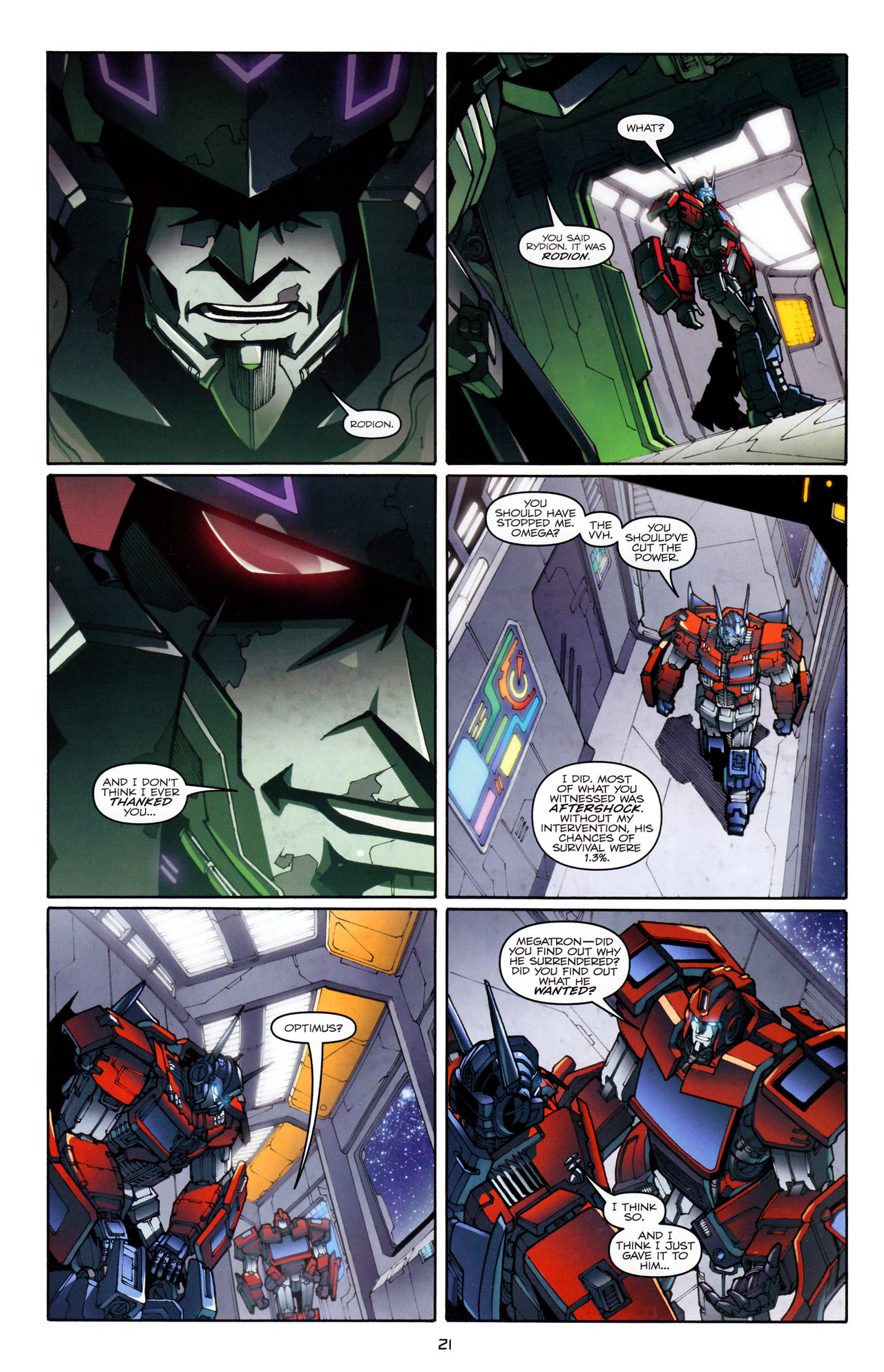 Read online The Transformers (2009) comic -  Issue #22 - 23