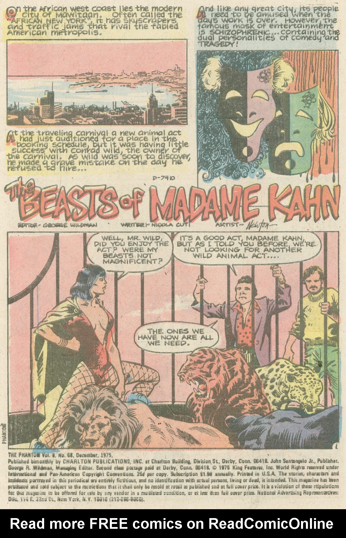 Read online The Phantom (1969) comic -  Issue #68 - 2