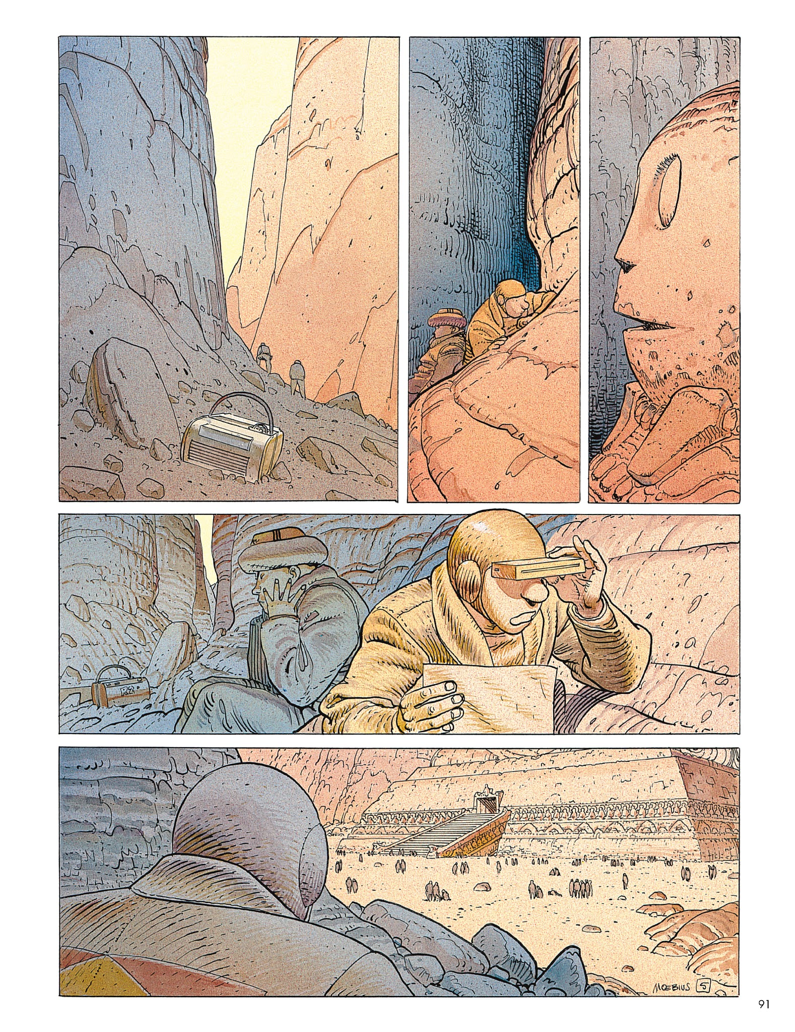 Read online Moebius Library comic -  Issue # TPB 3 - 79