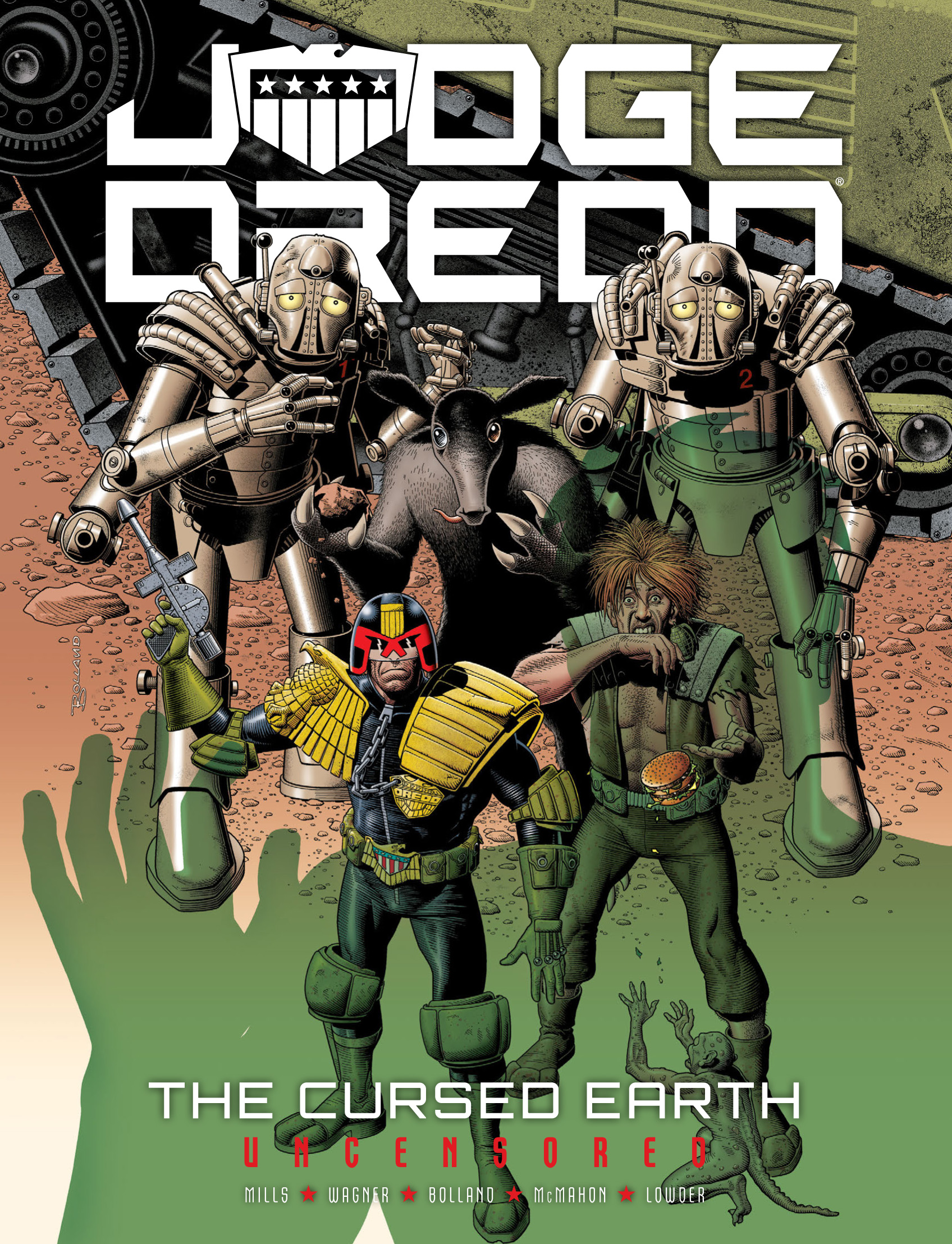 Read online Judge Dredd: The Cursed Earth Uncensored comic -  Issue # TPB - 1