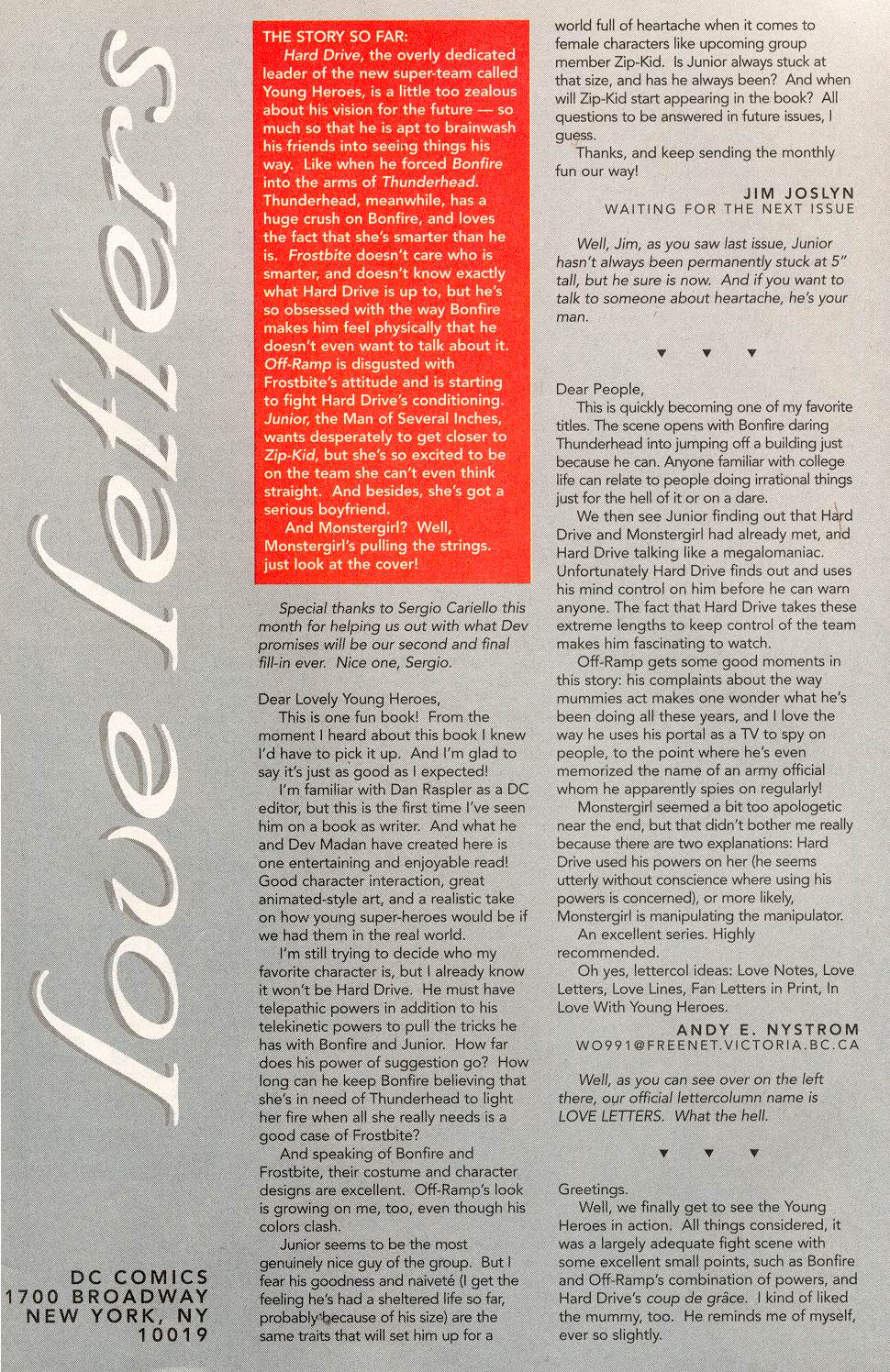 Read online Young Heroes in Love comic -  Issue #6 - 25