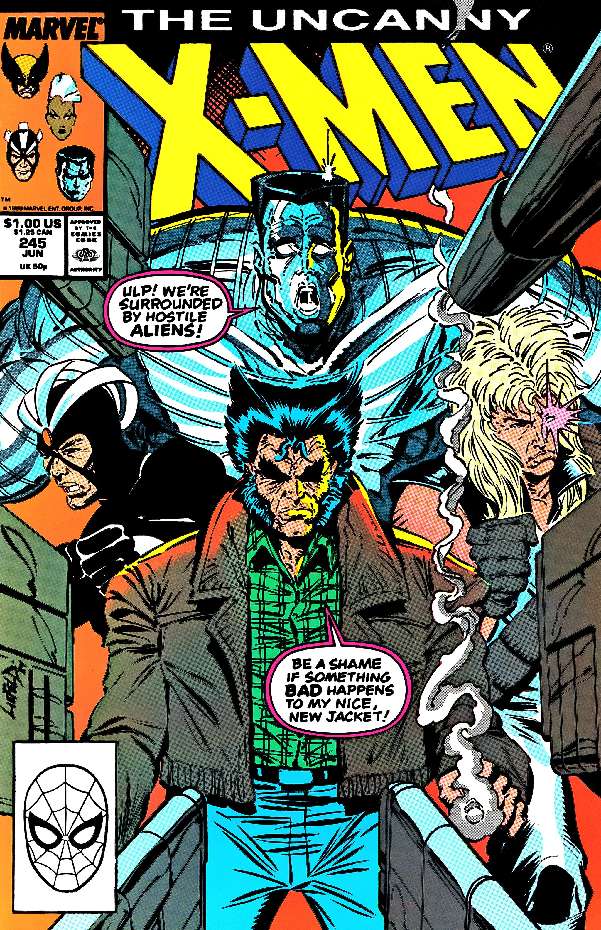 Read online Uncanny X-Men (1963) comic -  Issue #245 - 1