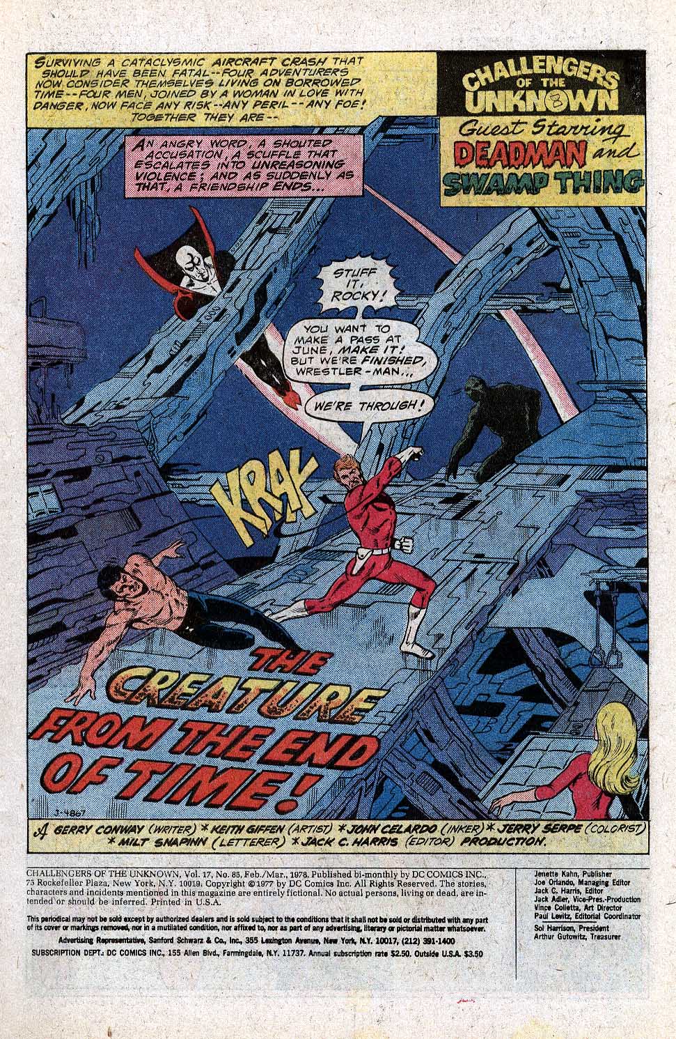 Challengers of the Unknown (1958) Issue #85 #85 - English 2