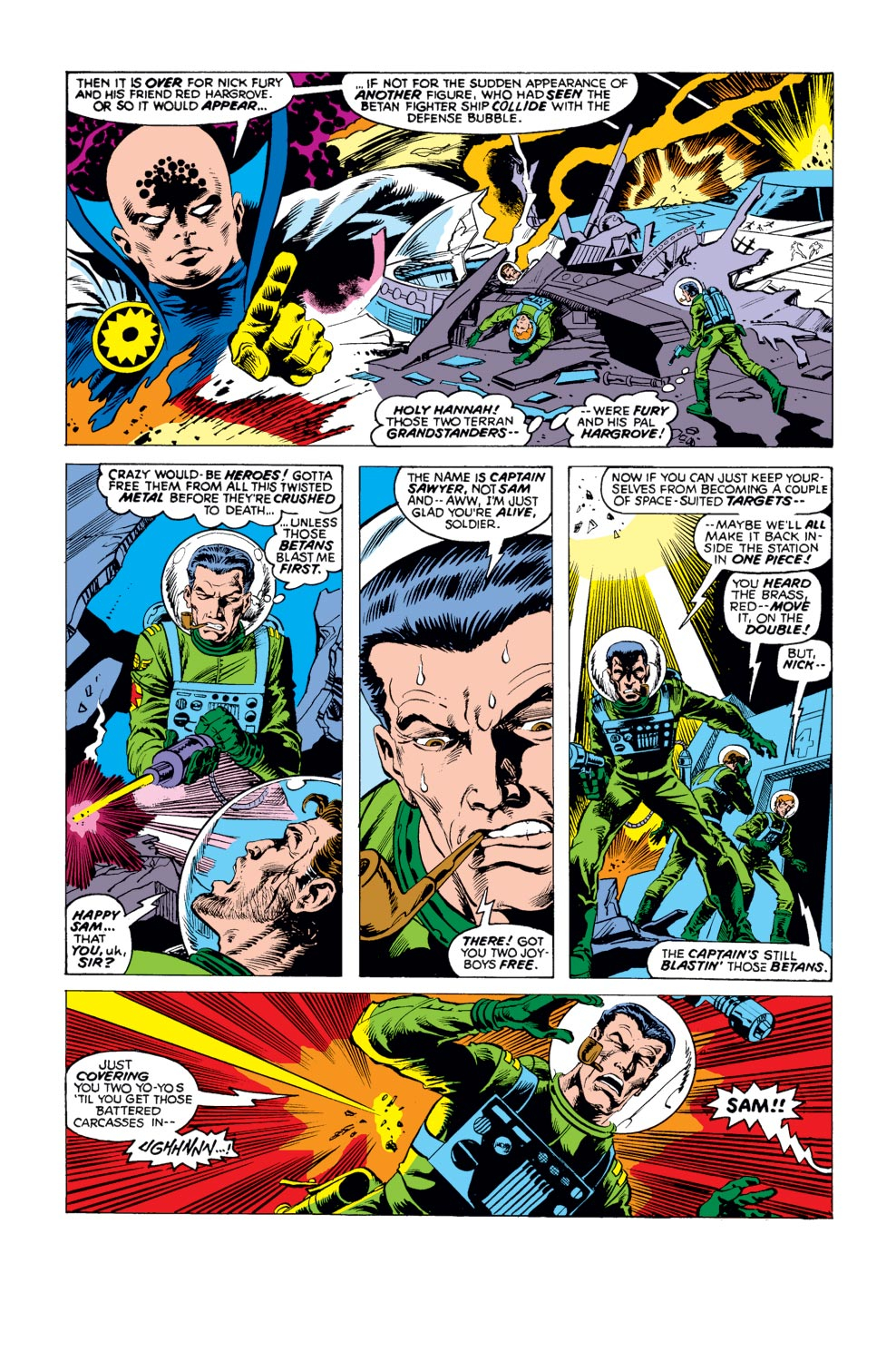 What If? (1977) issue 14 - Sgt. Fury had Fought WWII in Outer Space - Page 7