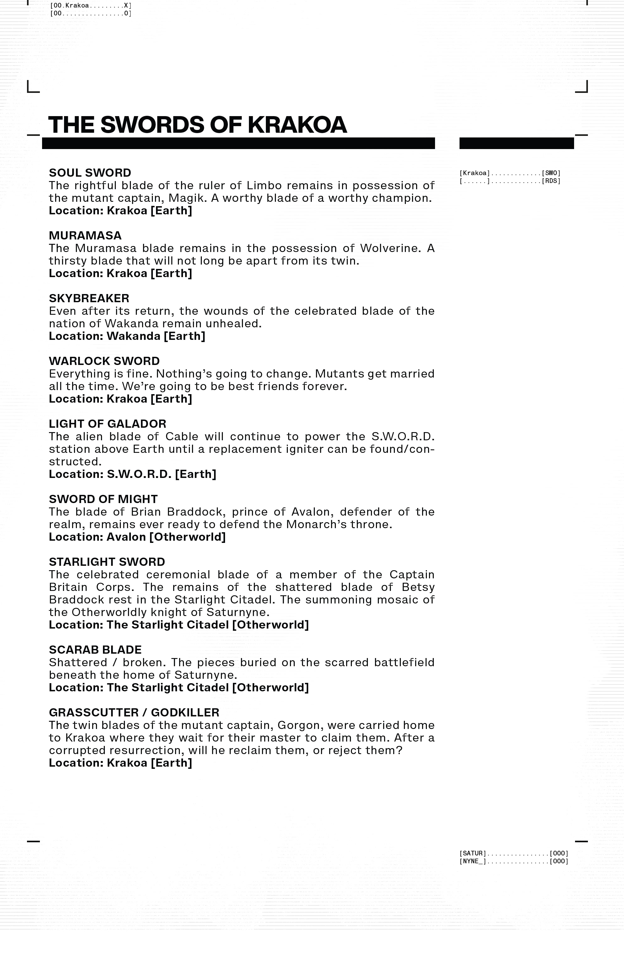 Read online X Of Swords: Destruction comic -  Issue # Full - 36