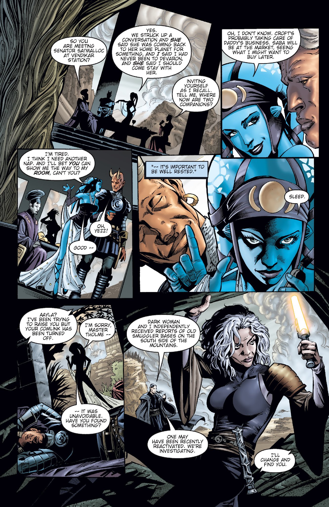 Read online Star Wars: Jedi comic -  Issue # Issue Aayla Secura - 14