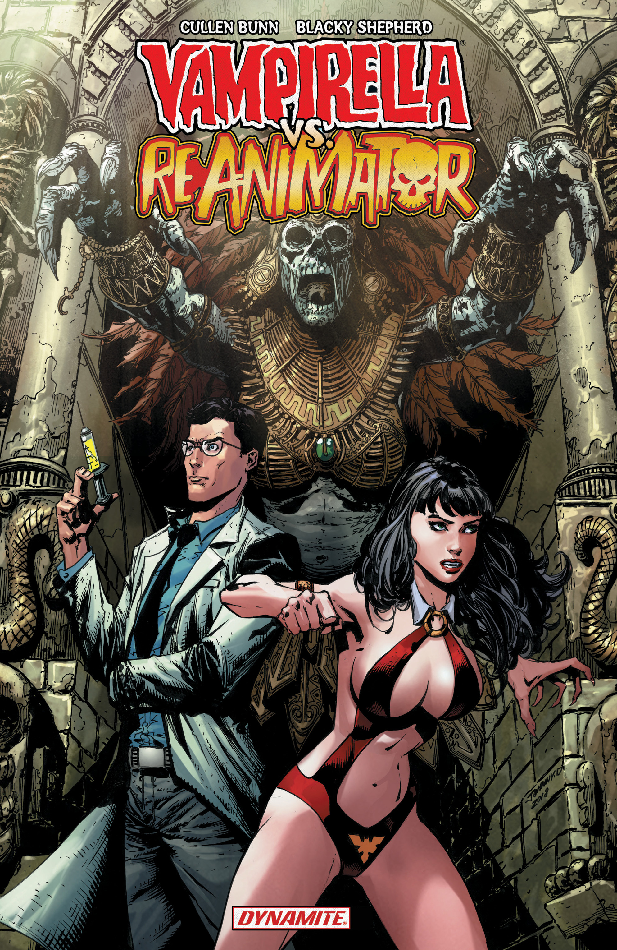 Read online Vampirella vs. Reanimator comic -  Issue # _TPB - 1