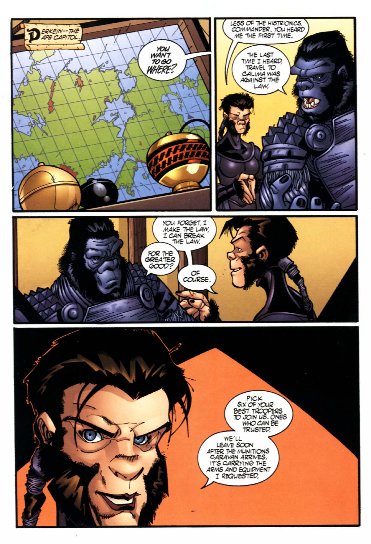 Read online Planet of the Apes: The Human War comic -  Issue #2 - 11