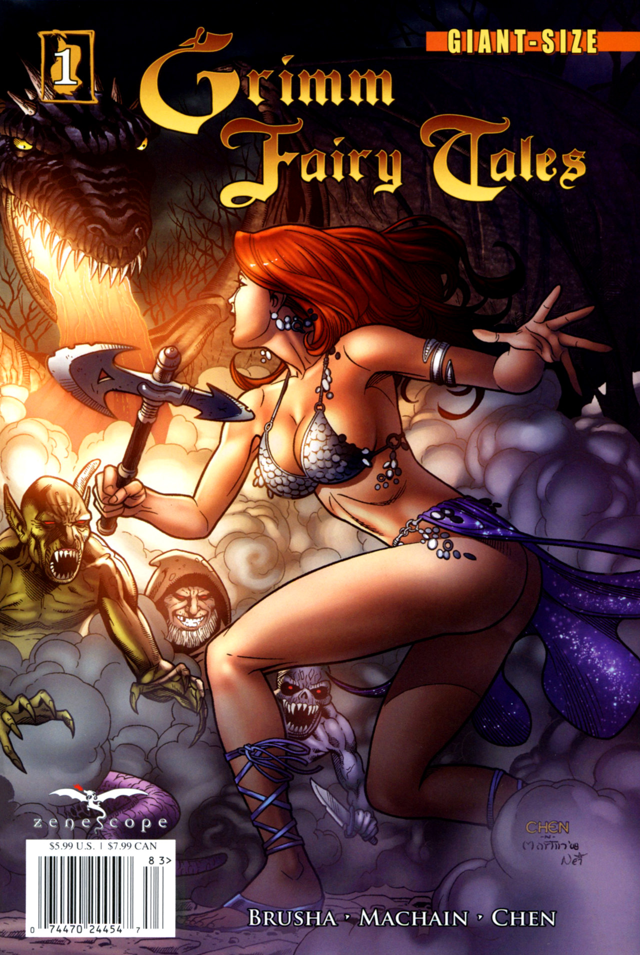 Read online Grimm Fairy Tales Giant-Size (2009) comic -  Issue # Full - 2