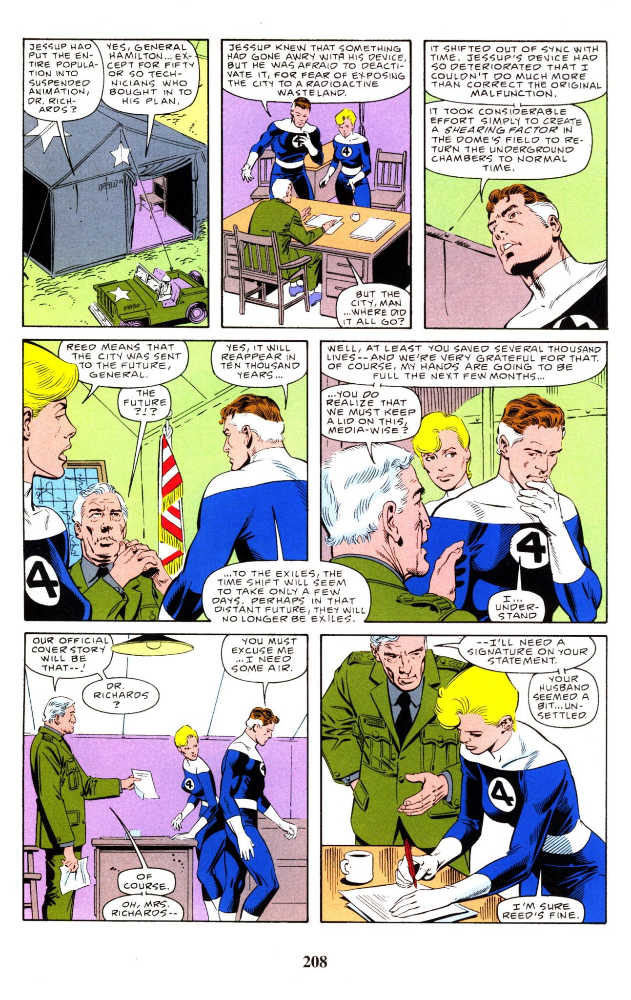 Read online Fantastic Four Visionaries: John Byrne comic -  Issue # TPB 8 - 208