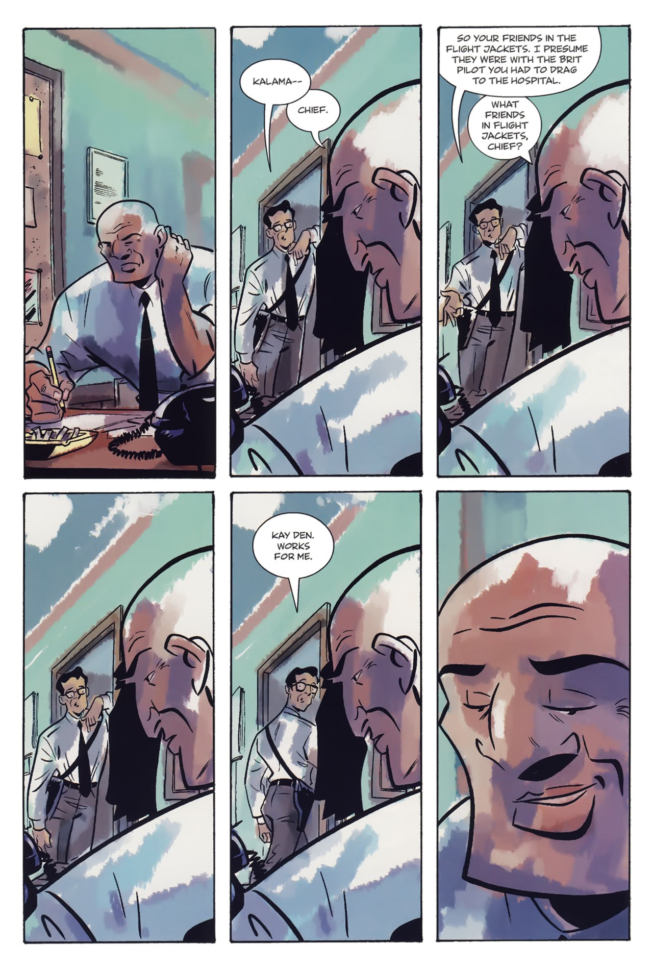 Read online Hawaiian Dick: Screaming Black Thunder comic -  Issue #5 - 6