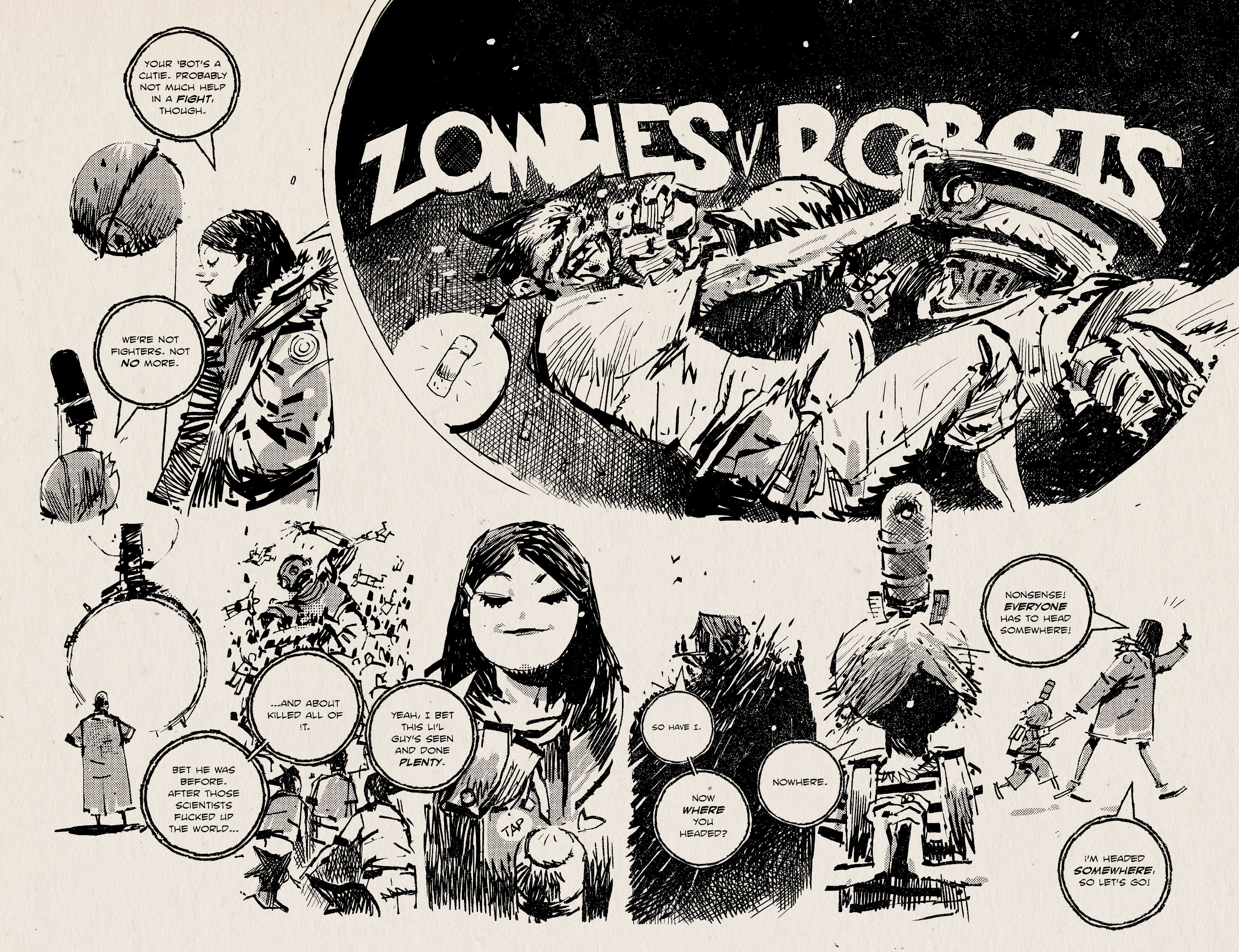 Read online ZVRC: Zombies Vs. Robots Classic comic -  Issue #4 - 22