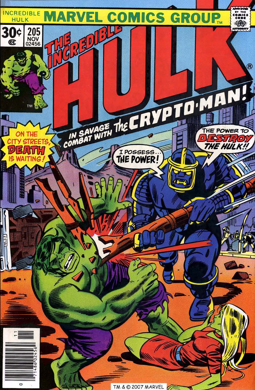 Read online The Incredible Hulk (1968) comic -  Issue #205 - 1