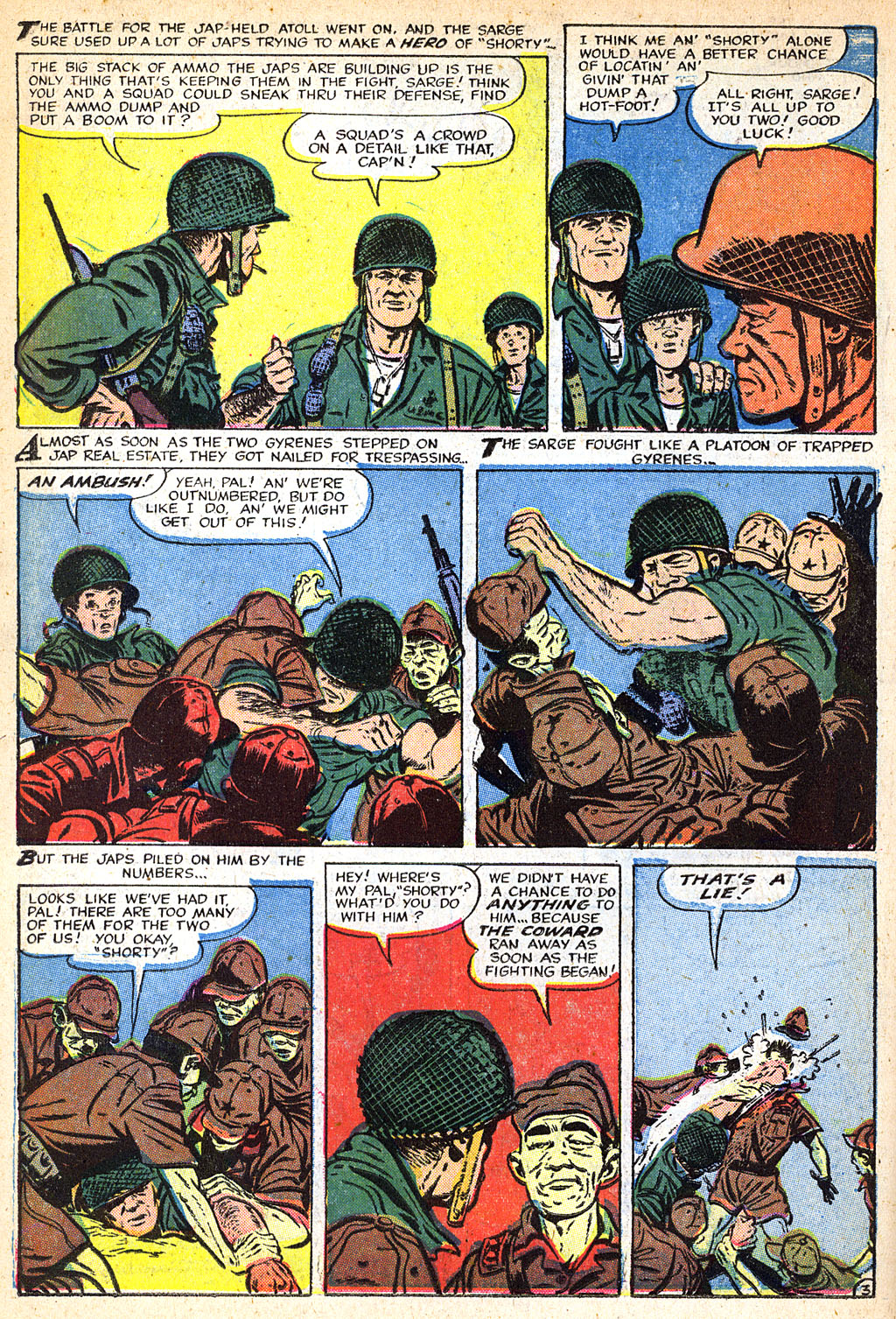 Read online Marines in Battle comic -  Issue #16 - 18