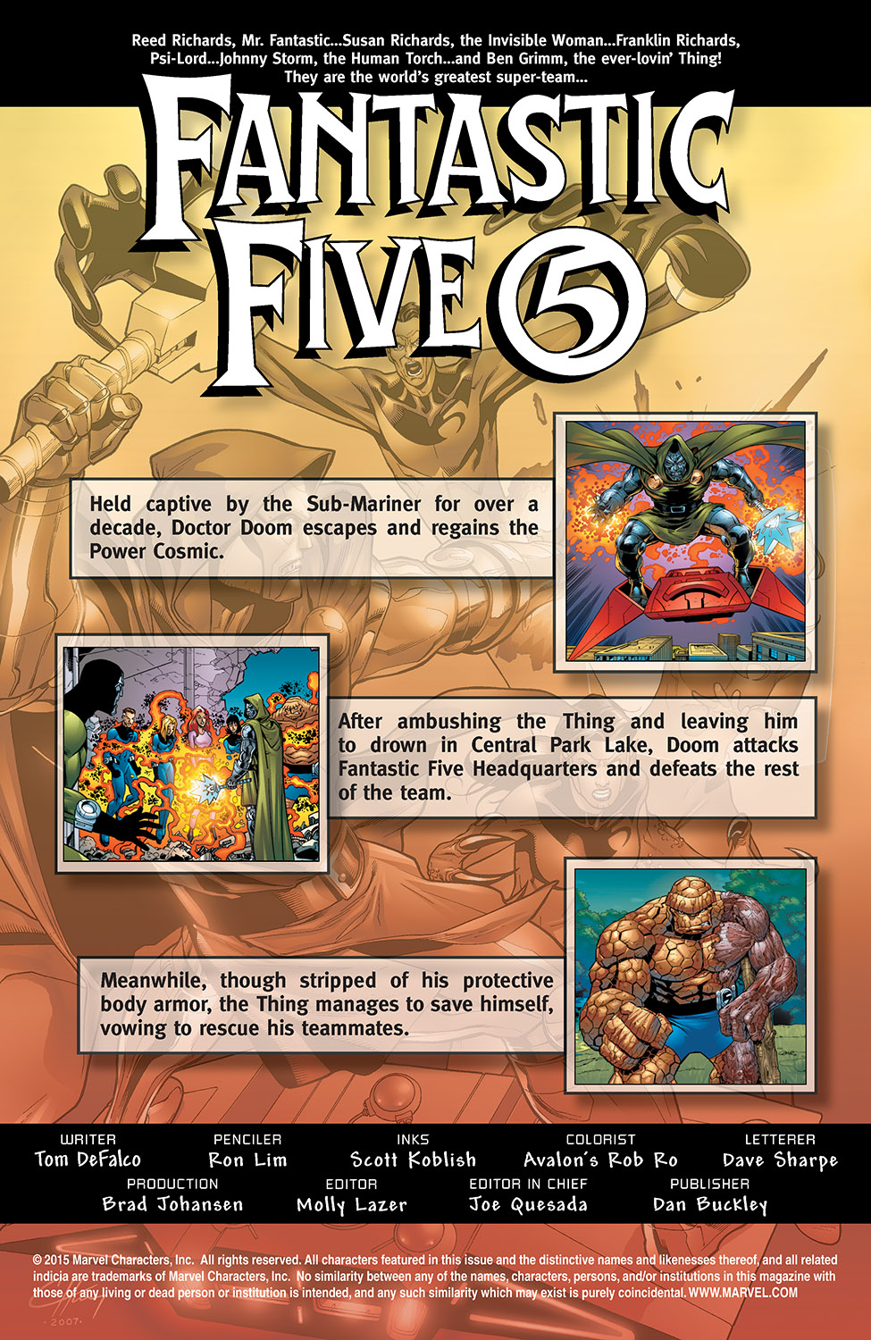 Read online Fantastic Five (2007) comic -  Issue #3 - 2