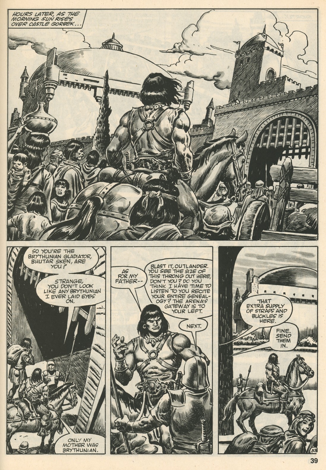 Read online The Savage Sword Of Conan comic -  Issue #108 - 39