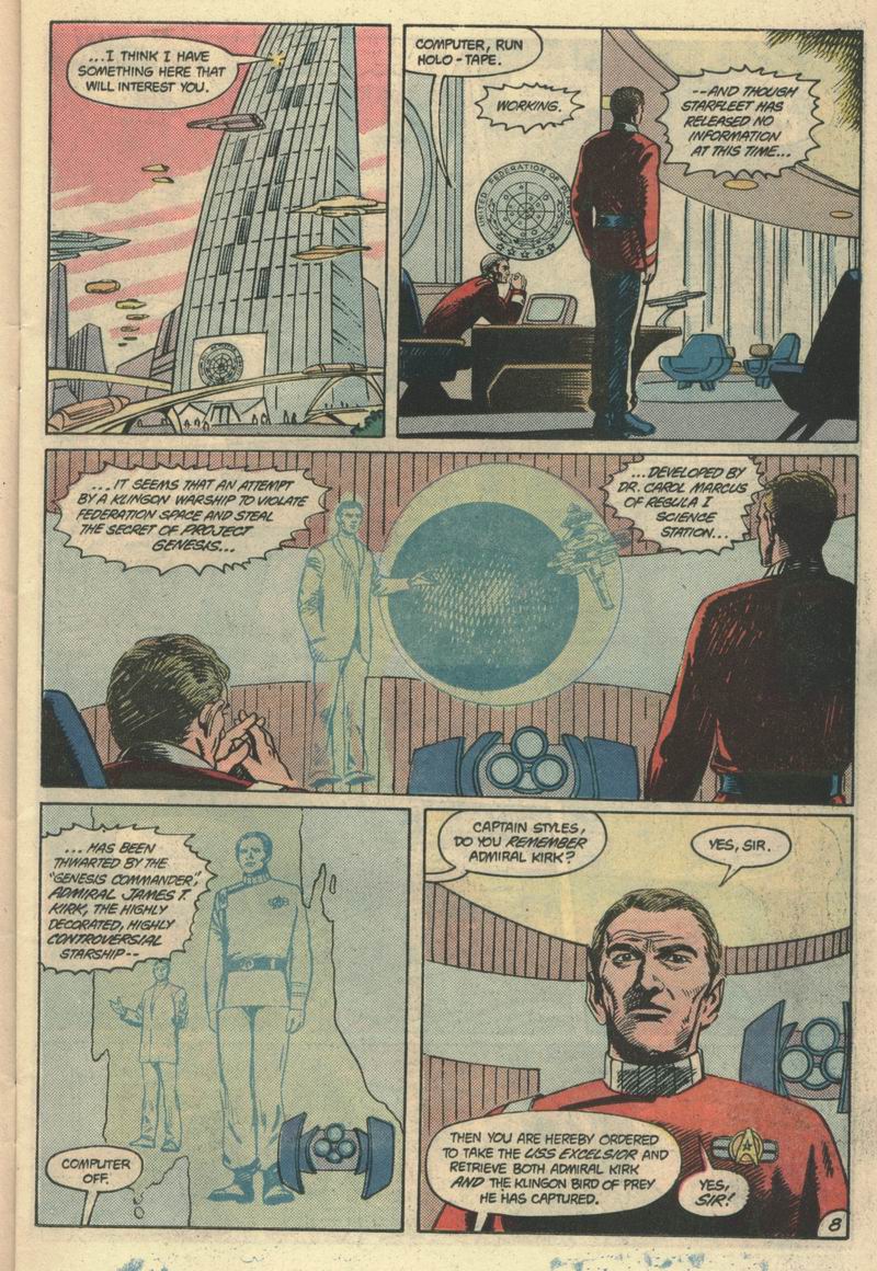 Read online Star Trek (1984) comic -  Issue #9 - 9