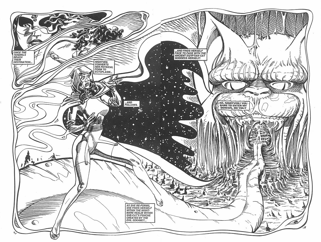 Read online Femforce: Rampaging She-Cat! comic -  Issue # Full - 24