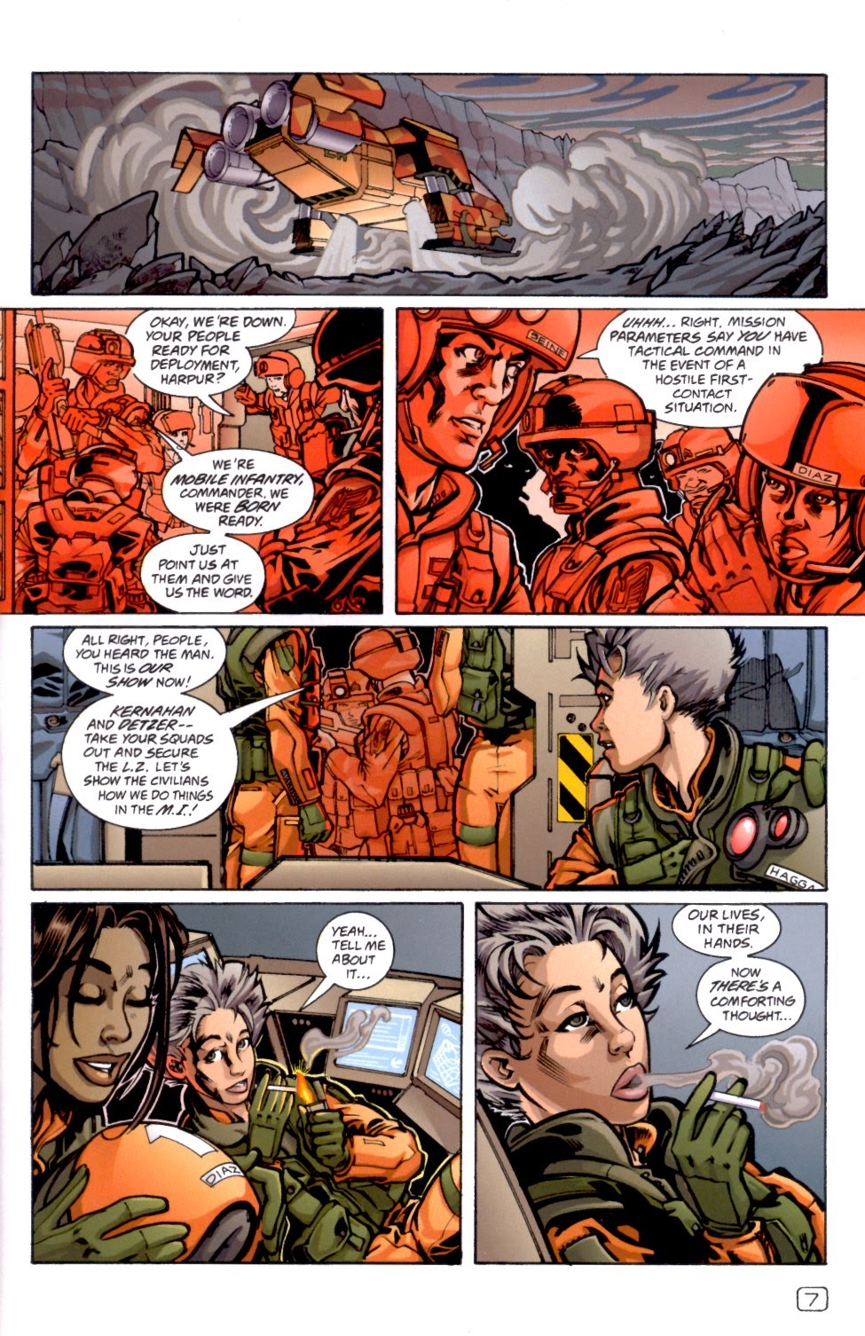 Read online Starship Troopers: Insect Touch comic -  Issue #2 - 9