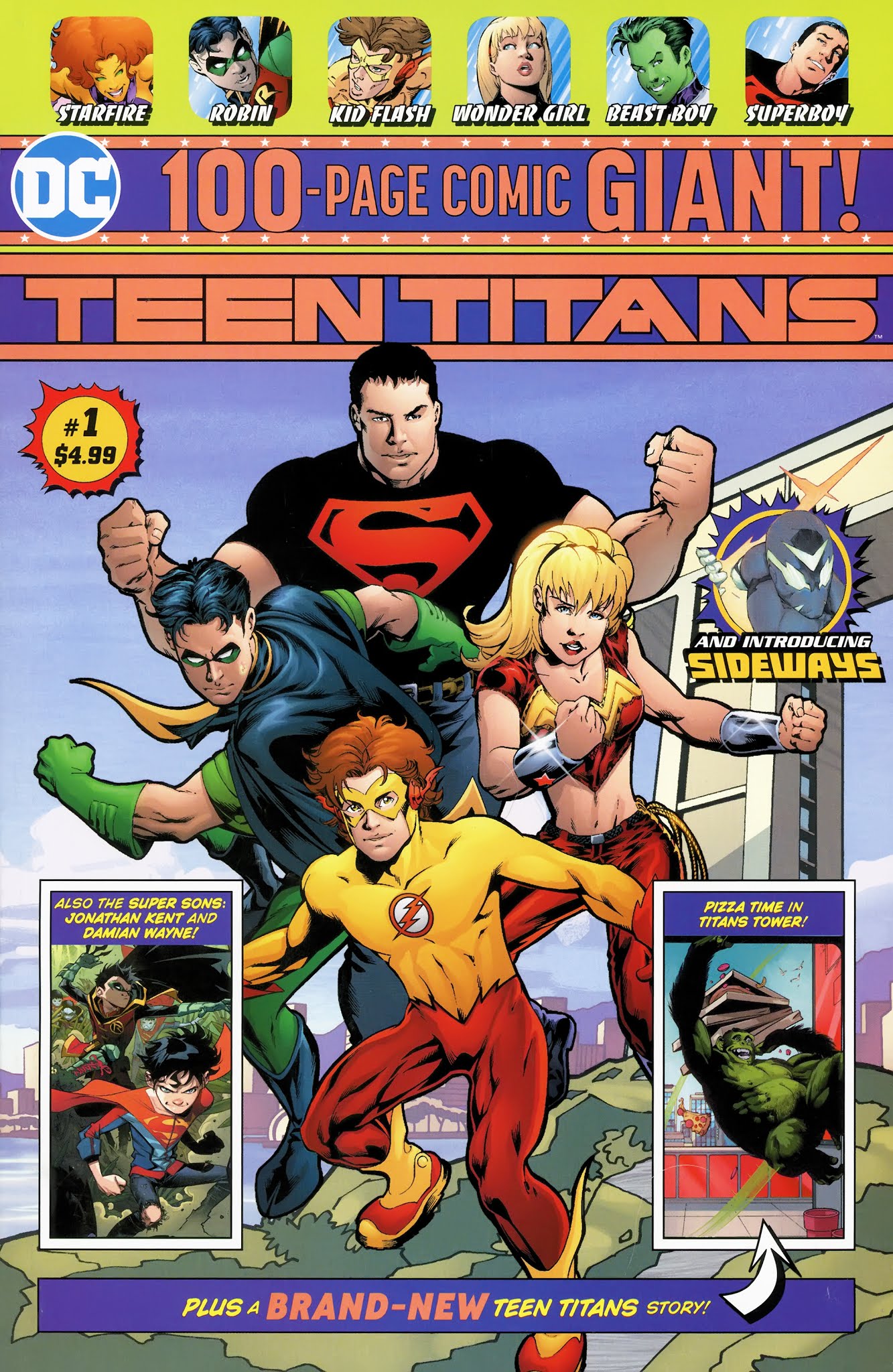 Read online Teen Titans Giant comic -  Issue #1 - 1