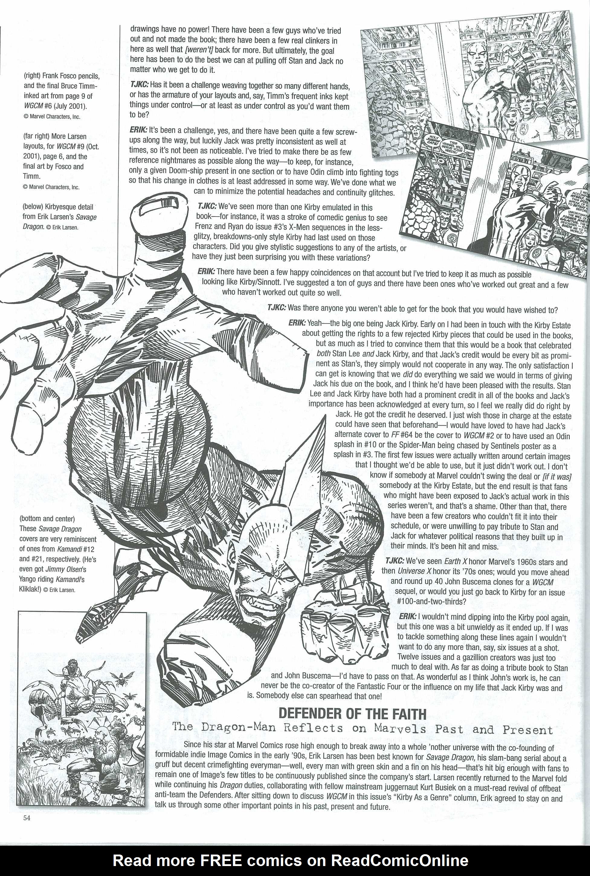 Read online The Jack Kirby Collector comic -  Issue #33 - 56