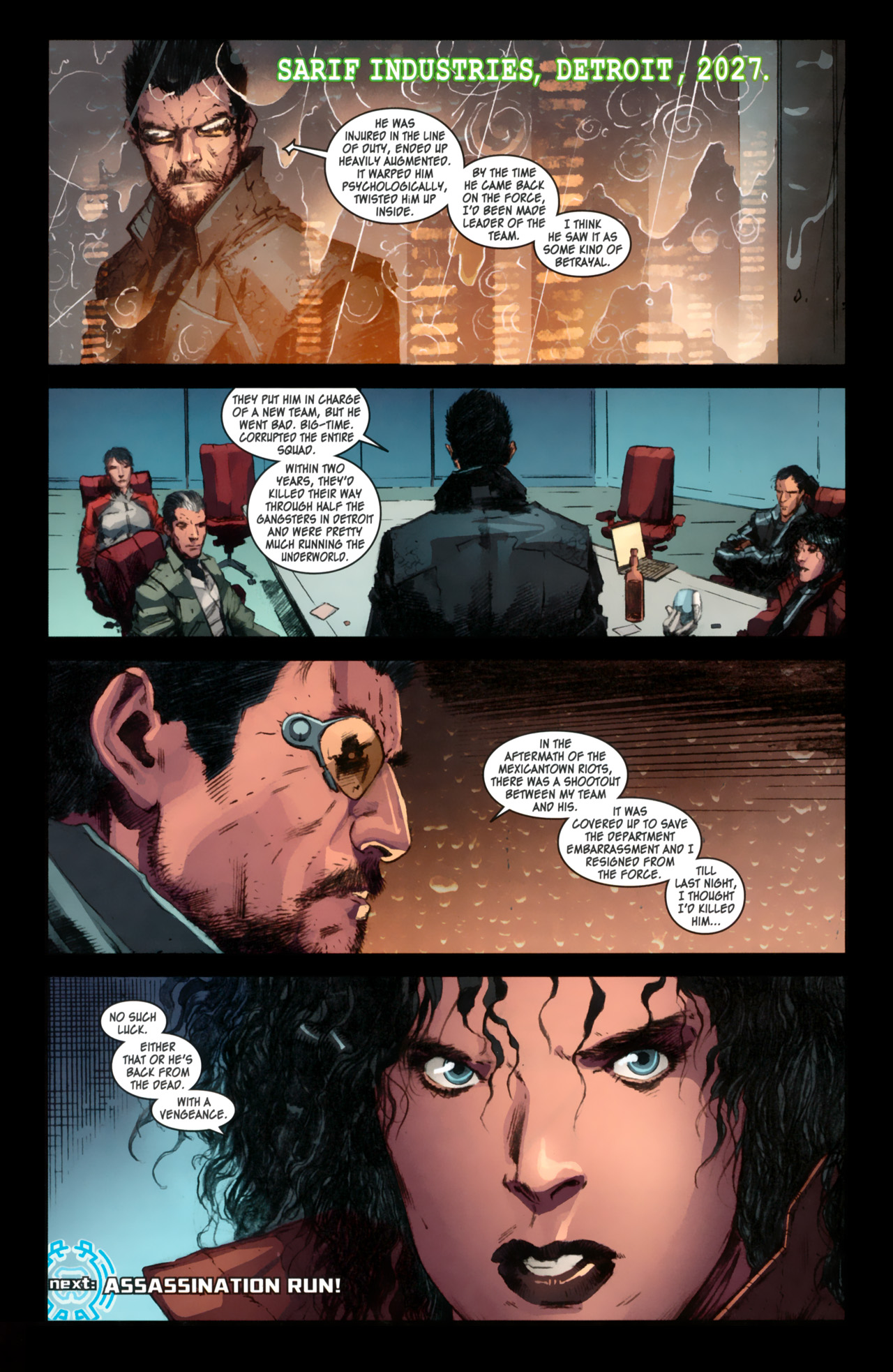 Read online Deus Ex comic -  Issue #3 - 22