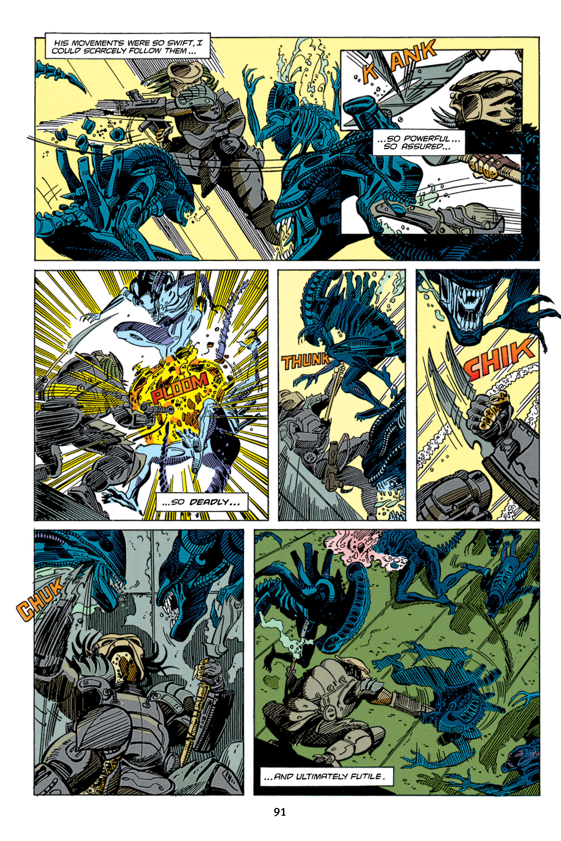 Read online Aliens vs. Predator Omnibus comic -  Issue # _TPB 1 Part 1 - 91