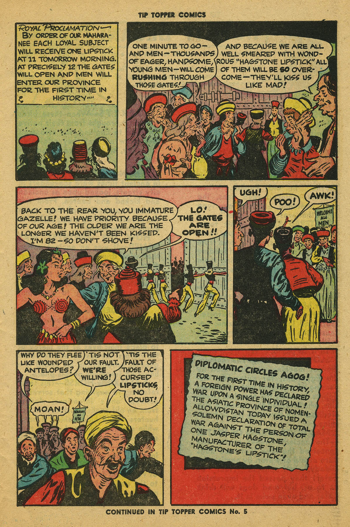 Read online Tip Topper Comics comic -  Issue #4 - 41