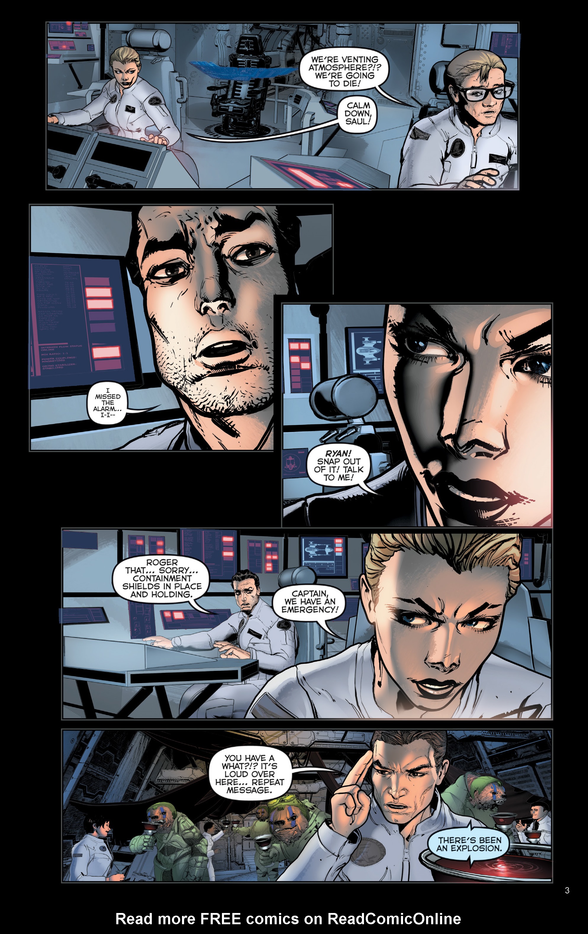 Read online Faster than Light comic -  Issue #5 - 5