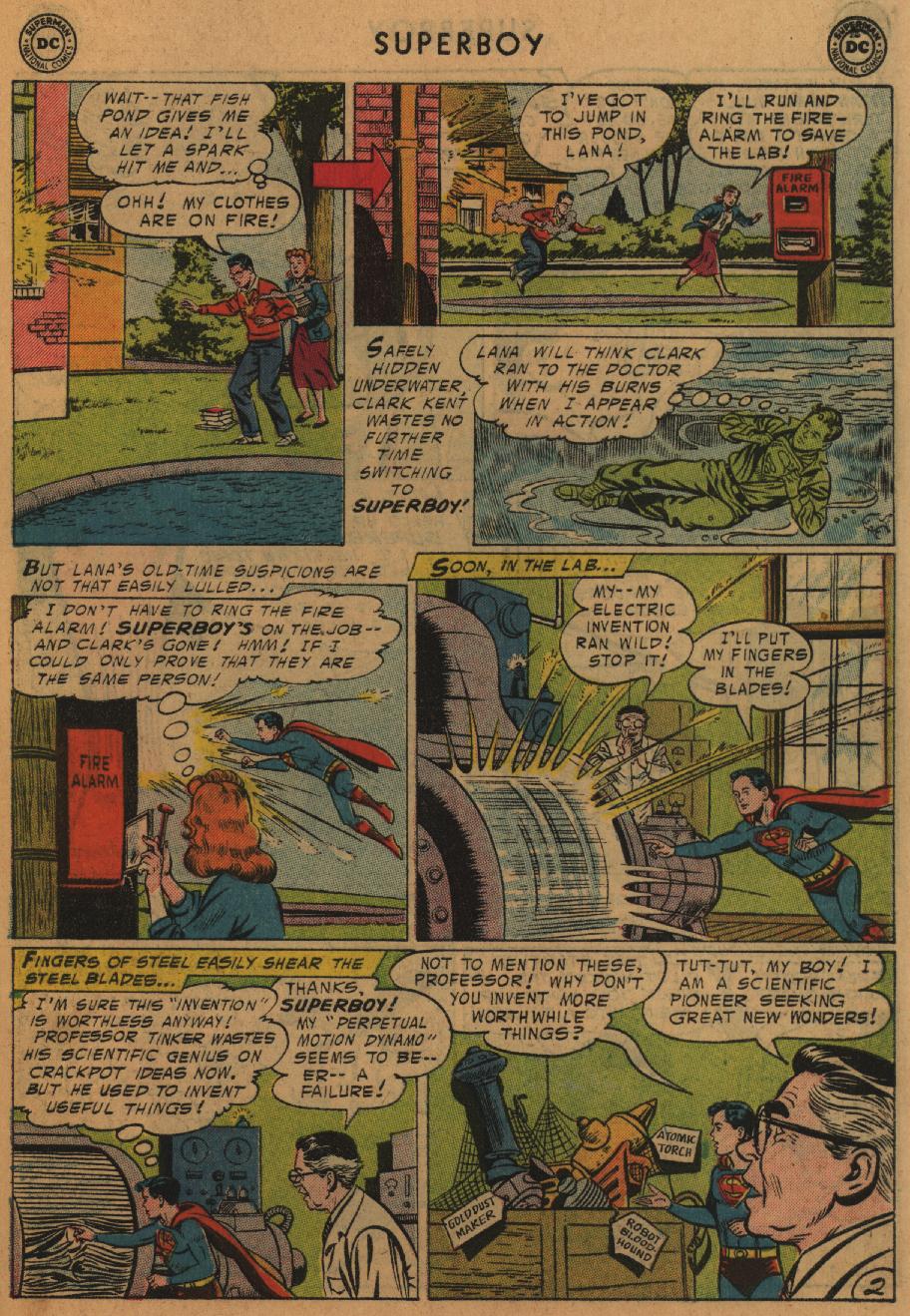 Read online Superboy (1949) comic -  Issue #50 - 23