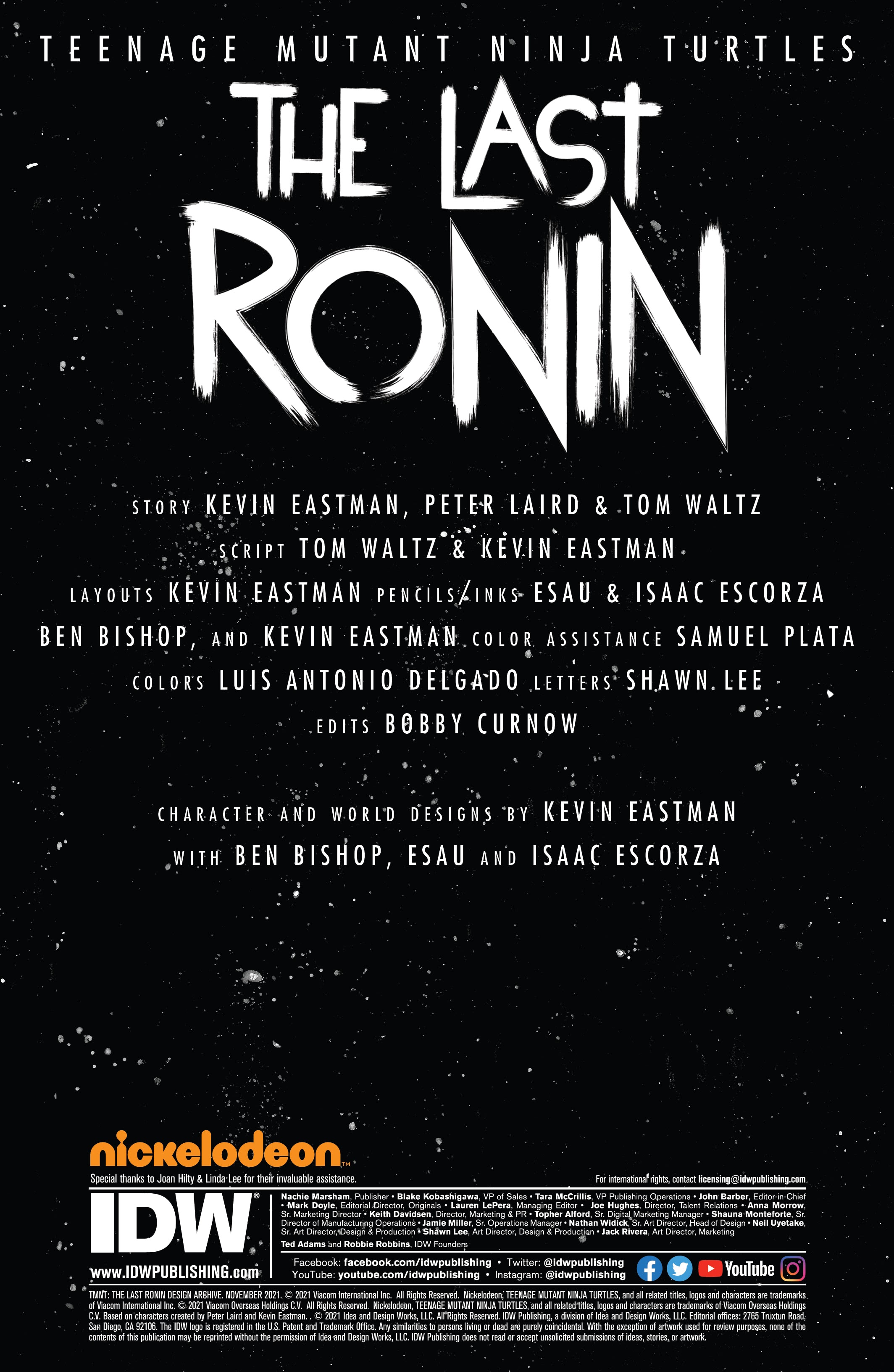 Read online Teenage Mutant Ninja Turtles: The Last Ronin Design Archive comic -  Issue # Full - 2