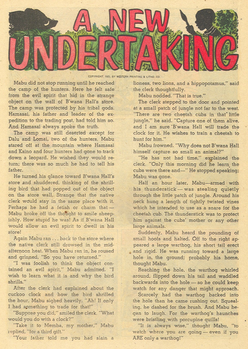 Read online Tarzan (1948) comic -  Issue #74 - 18