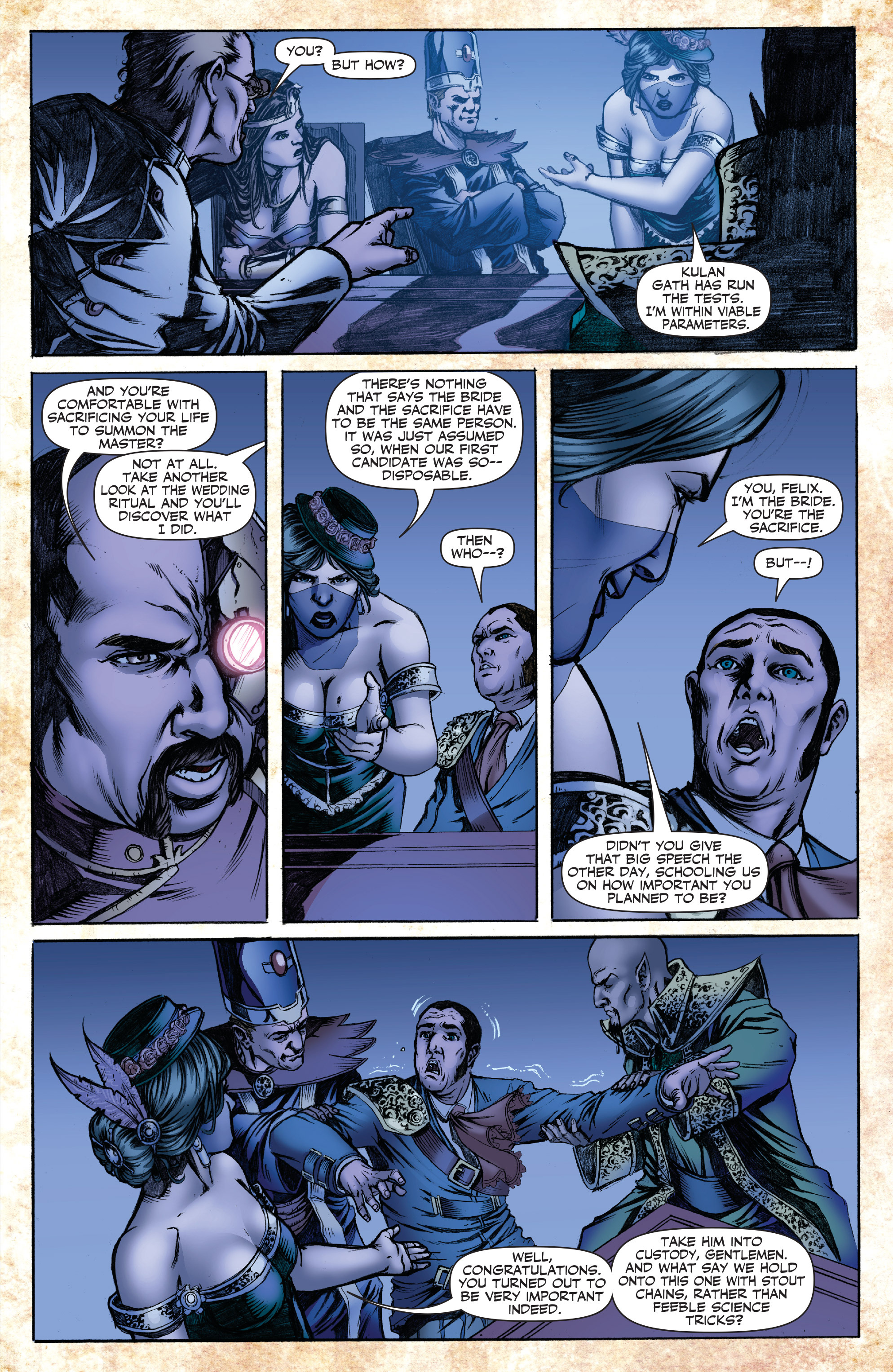 Read online Legenderry: A Steampunk Adventure comic -  Issue #4 - 17