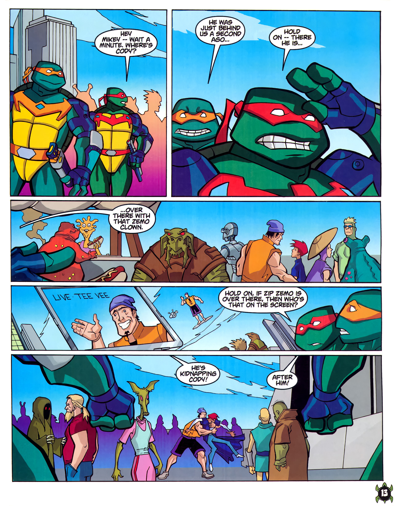 Read online Teenage Mutant Ninja Turtles Comic comic -  Issue #1 - 11
