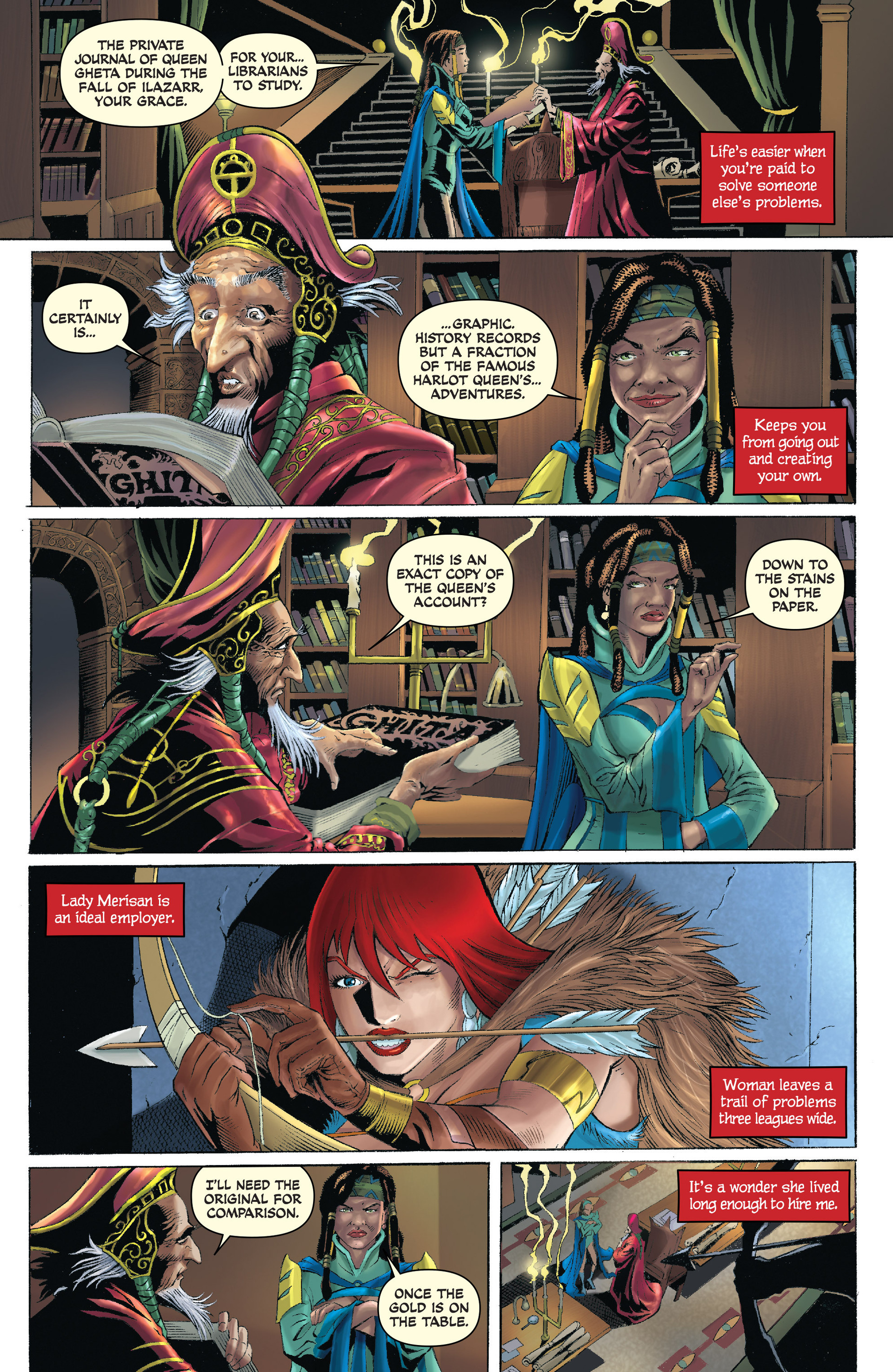 Read online Red Sonja: Unchained comic -  Issue #3 - 4