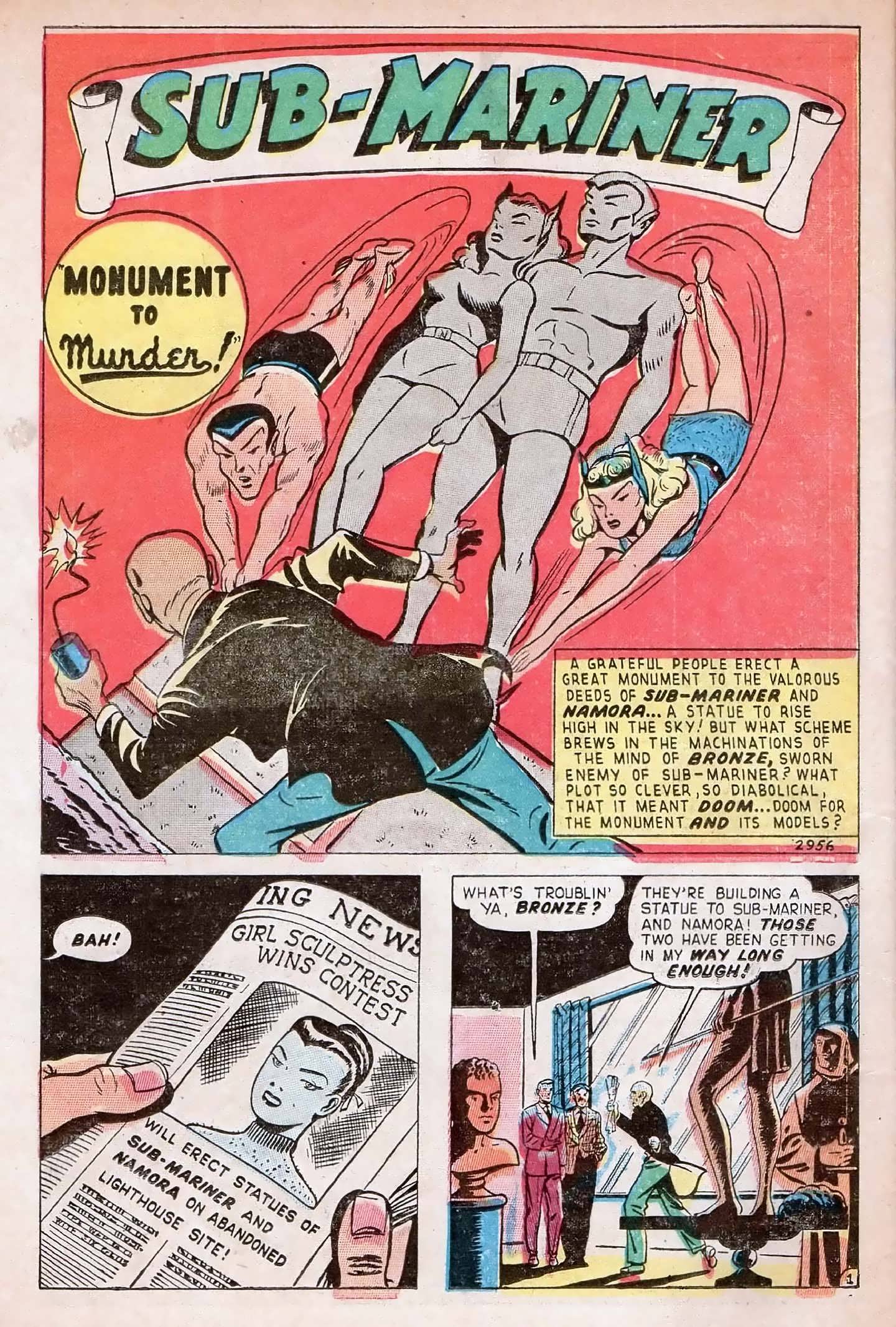 Read online Sub-Mariner Comics comic -  Issue #27 - 26