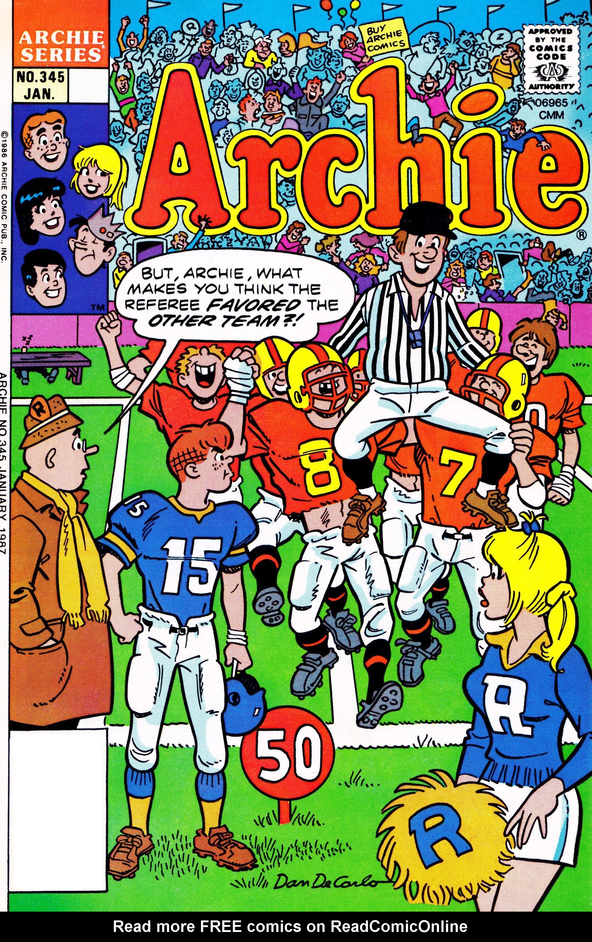 Read online Archie (1960) comic -  Issue #345 - 1