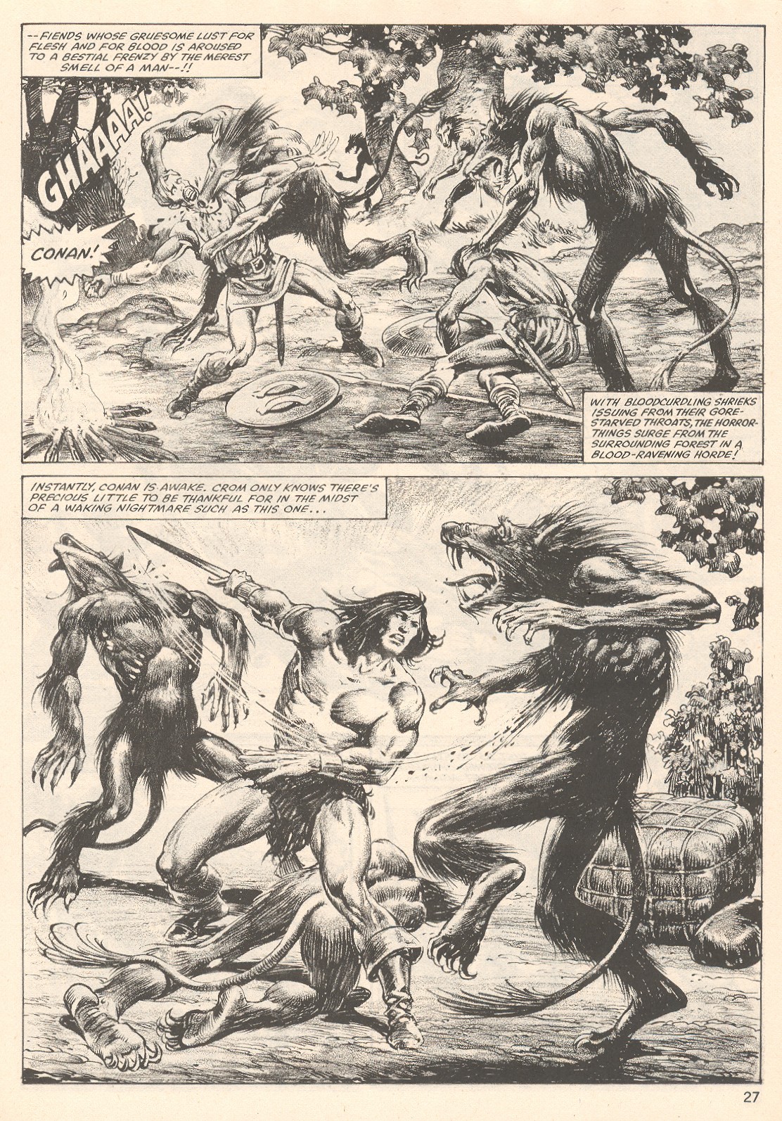 Read online The Savage Sword Of Conan comic -  Issue #80 - 27