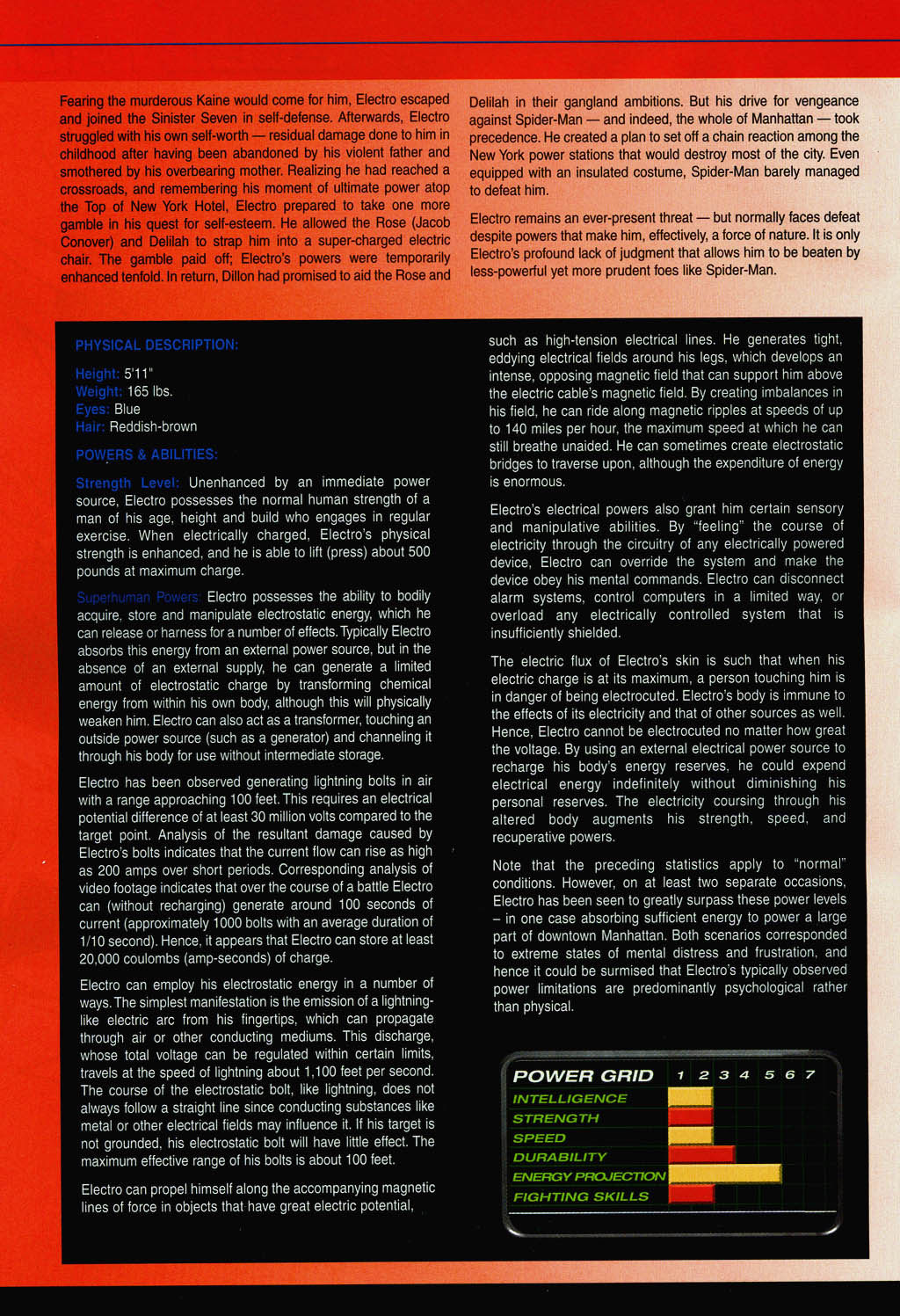 Official Handbook of the Marvel Universe: Spider-Man 2004 issue Full - Page 14