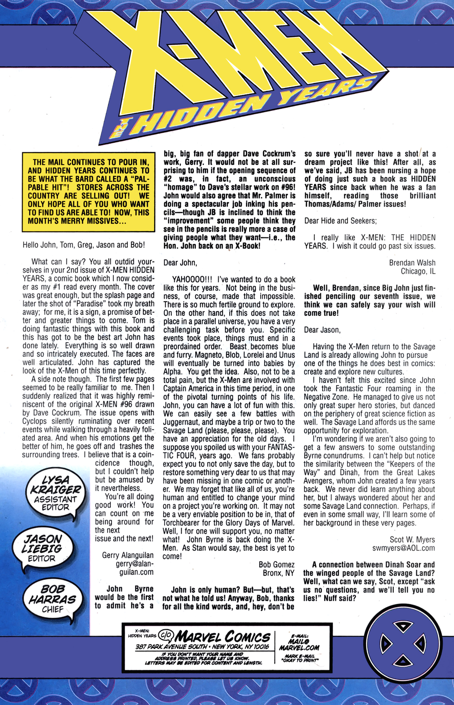 Read online X-Men: Hidden Years comic -  Issue #5 - 25