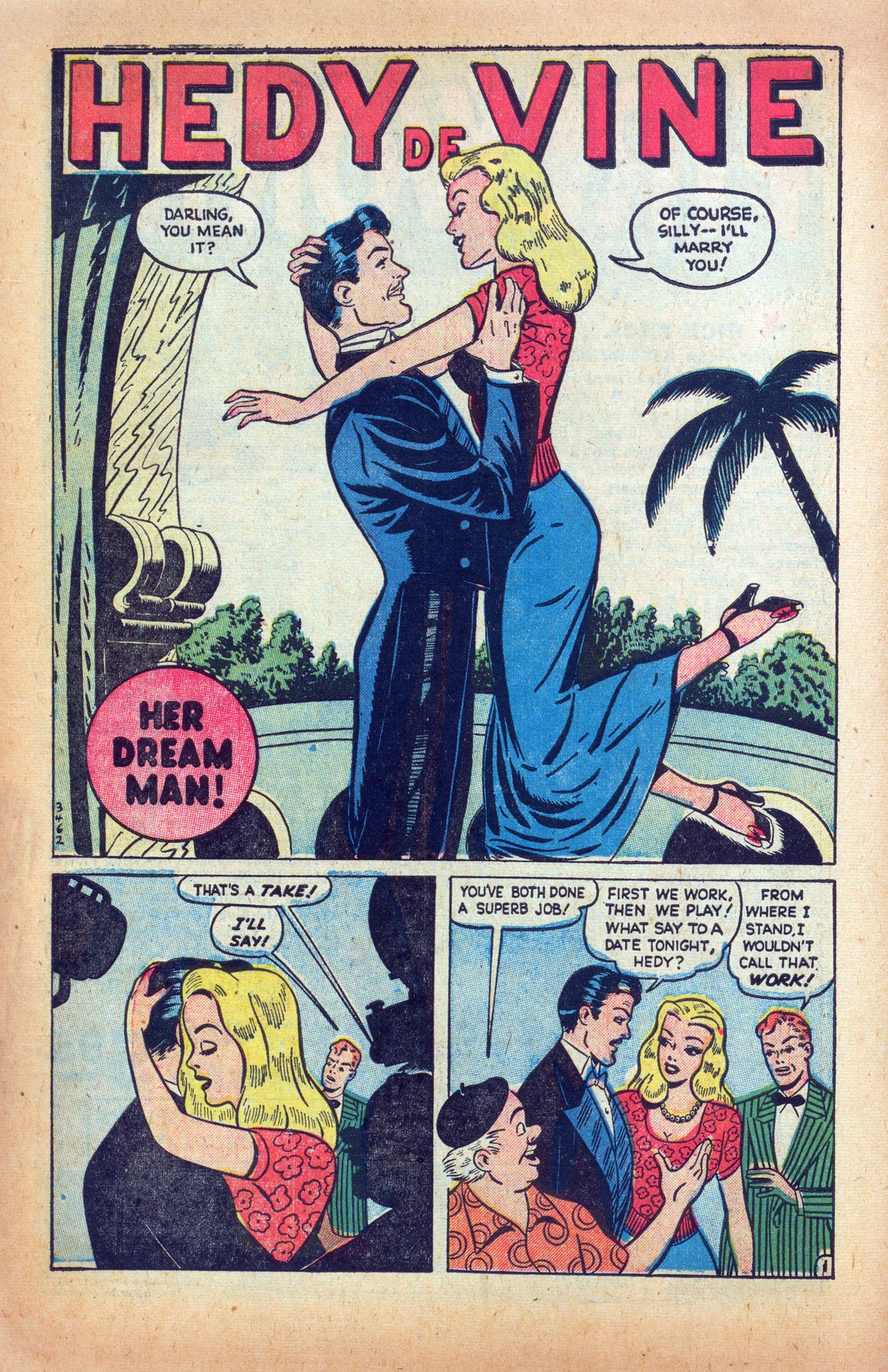 Read online Hedy Of Hollywood Comics comic -  Issue #38 - 12