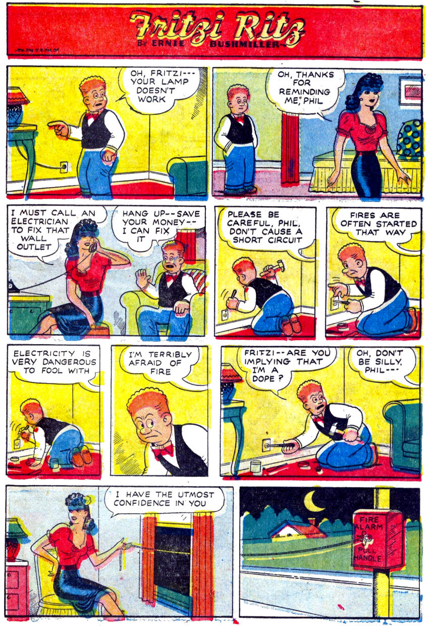 Read online Fritzi Ritz (1953) comic -  Issue #49 - 16