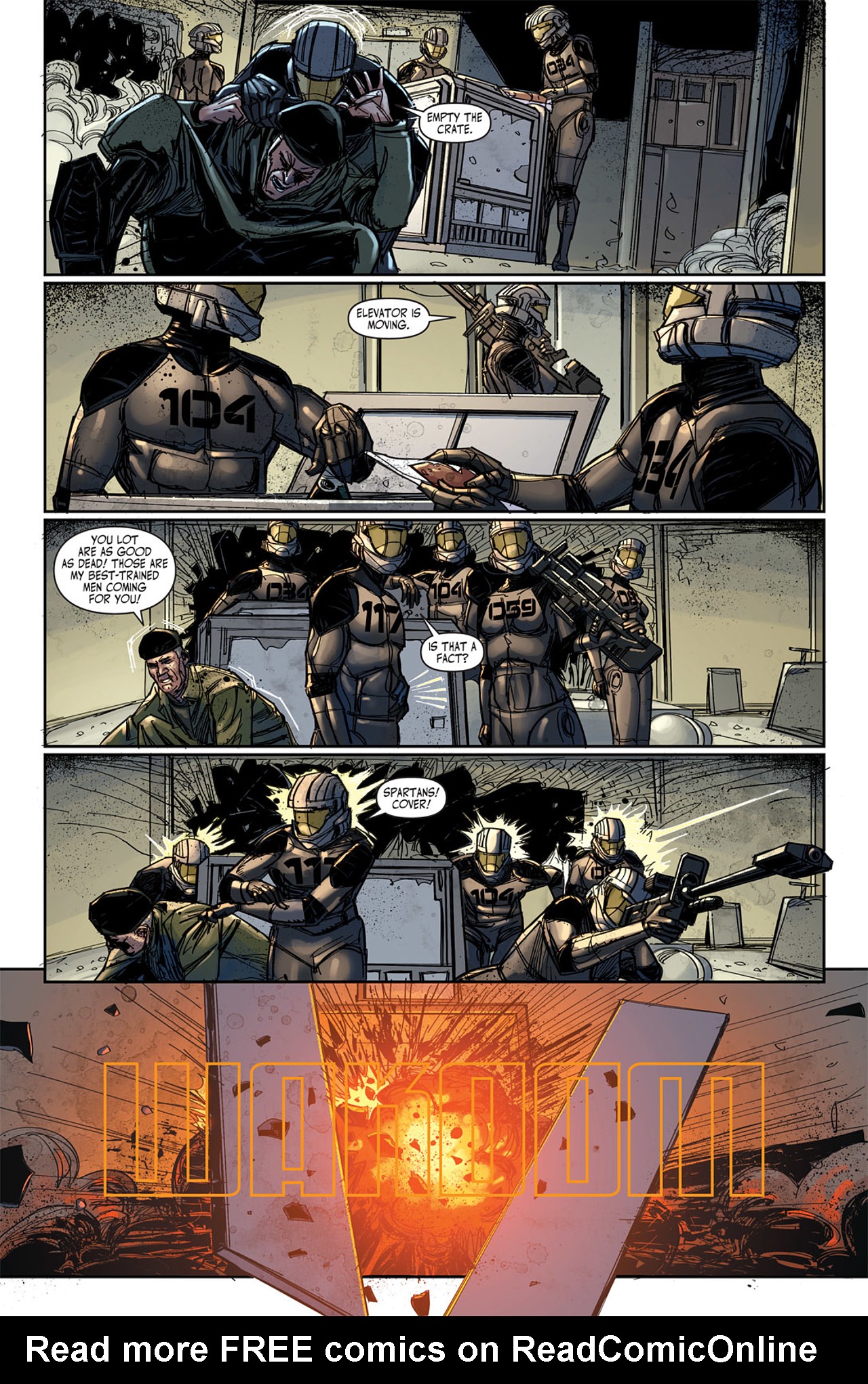 Read online Halo: Fall Of Reach - Boot Camp comic -  Issue # Full - 89