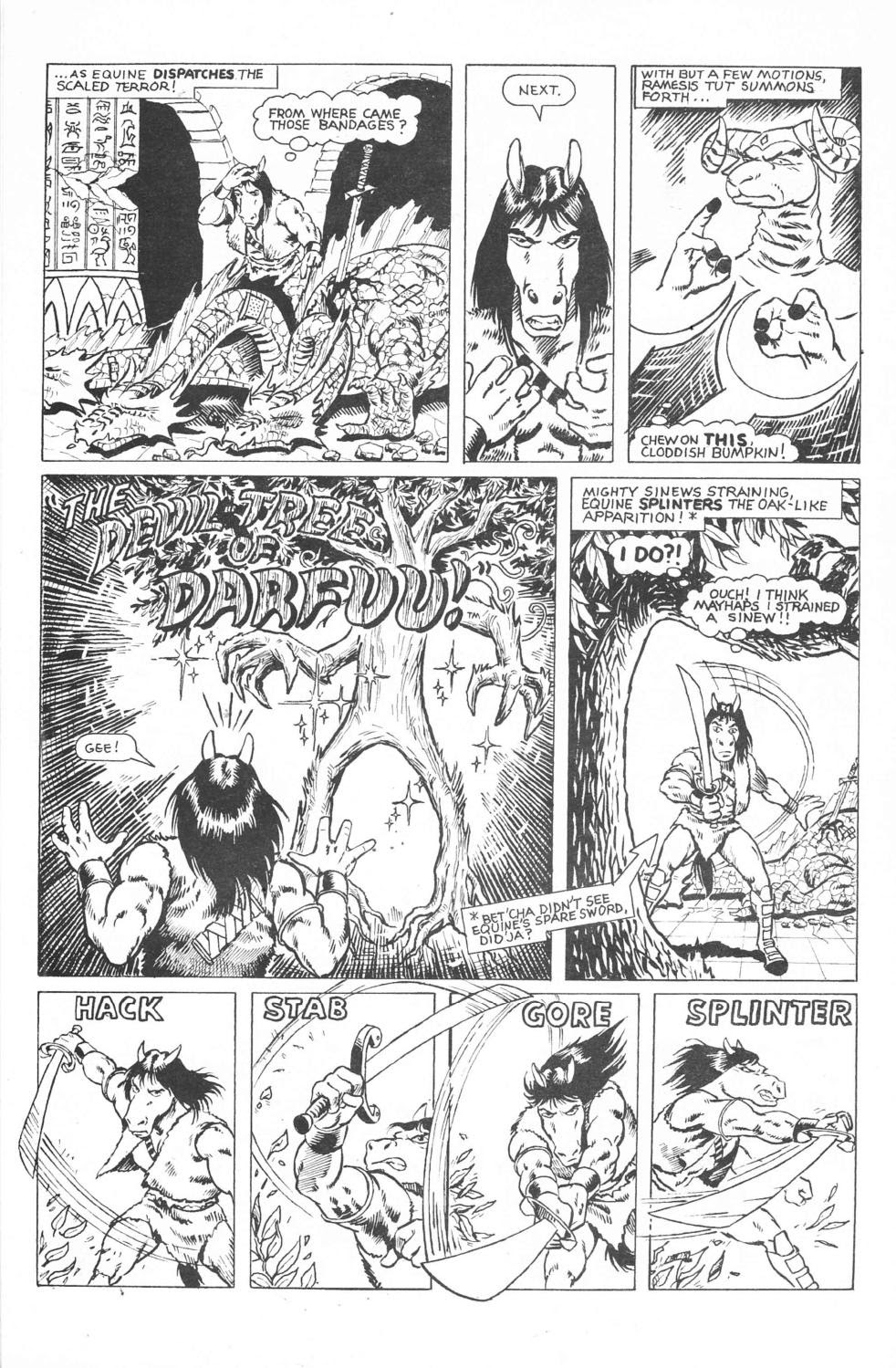 Read online Equine, The Uncivilized comic -  Issue #1 - 21