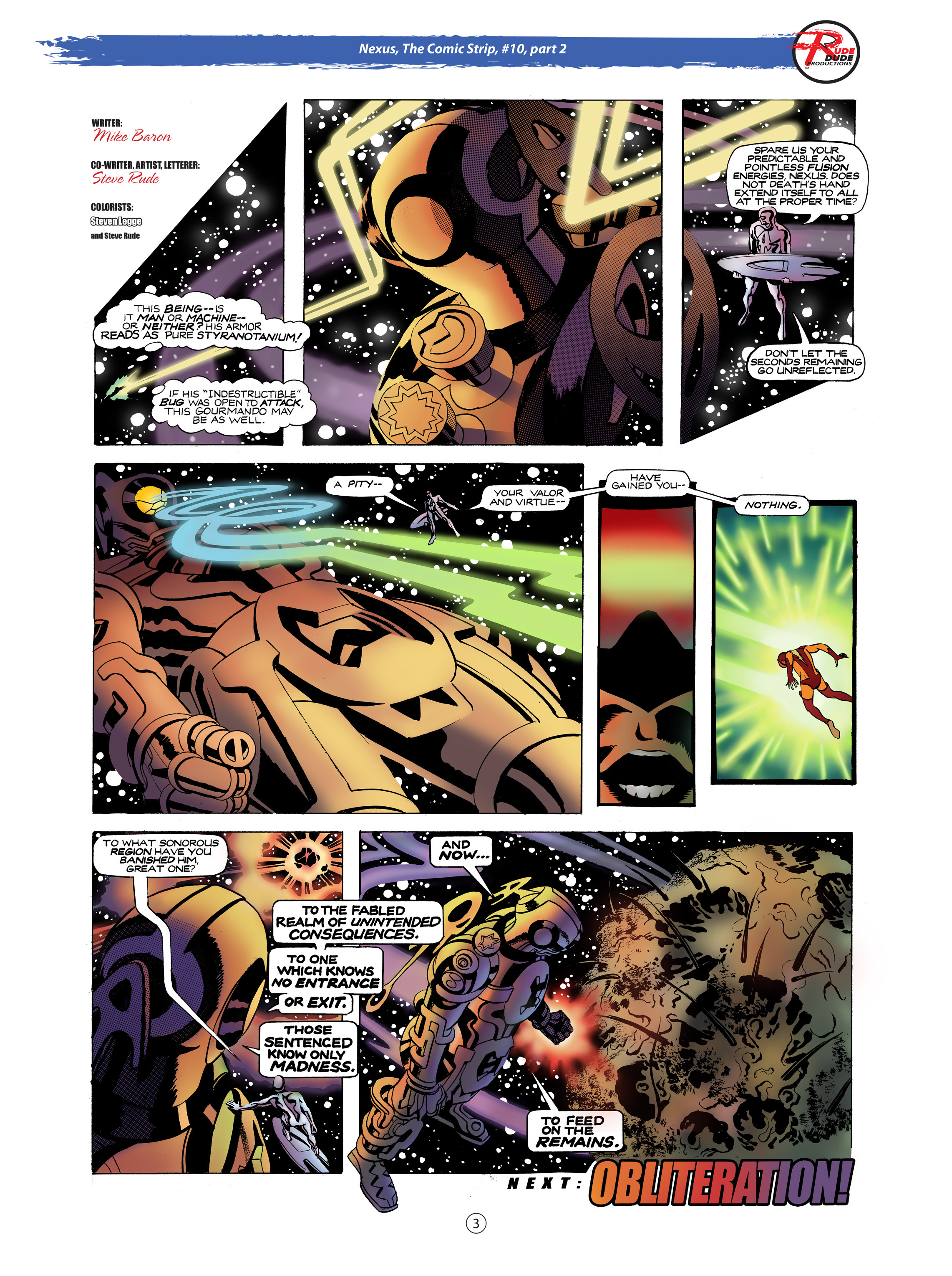 Read online Nexus: The Comic Strip comic -  Issue #3 - 3